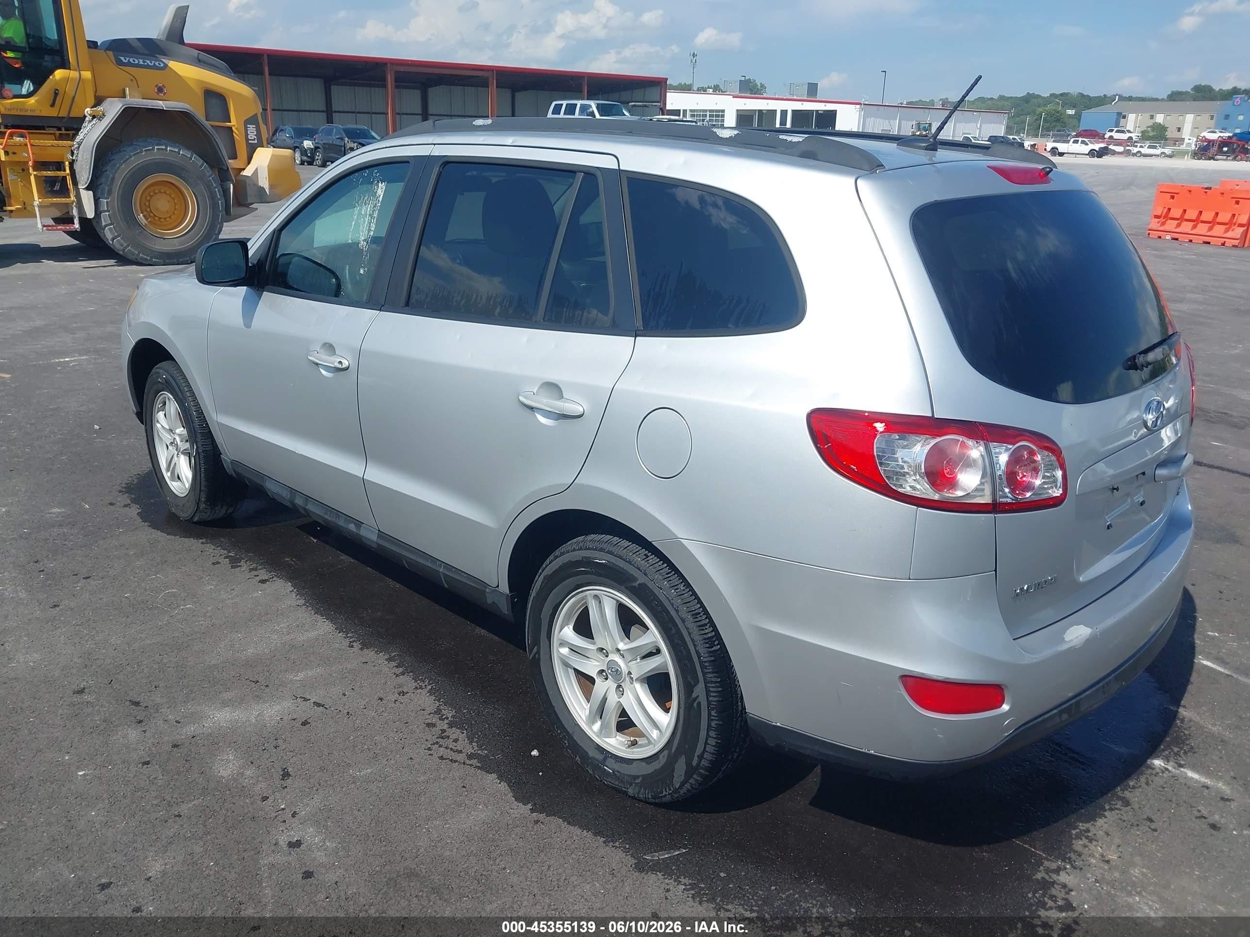 2011 Hyundai Santa Fe Gls Gray vin: 5XYZG3AB7BG004869