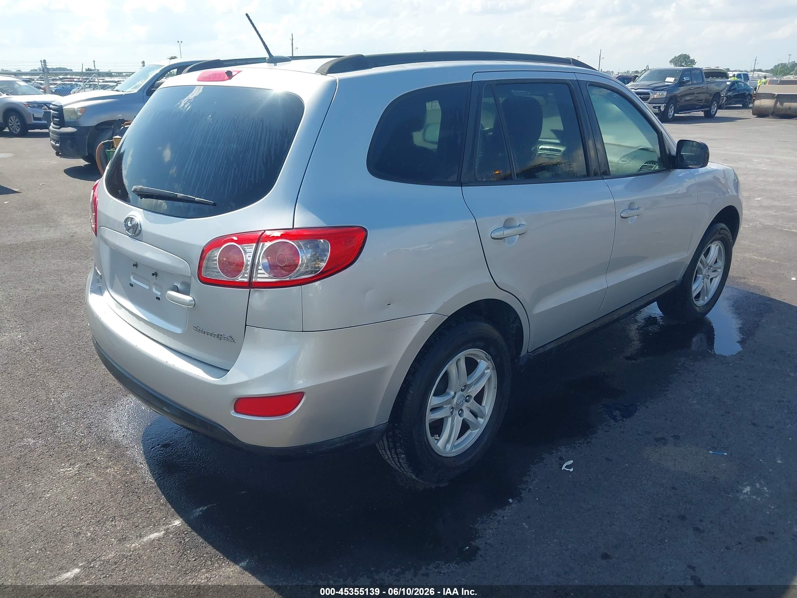 2011 Hyundai Santa Fe Gls Gray vin: 5XYZG3AB7BG004869