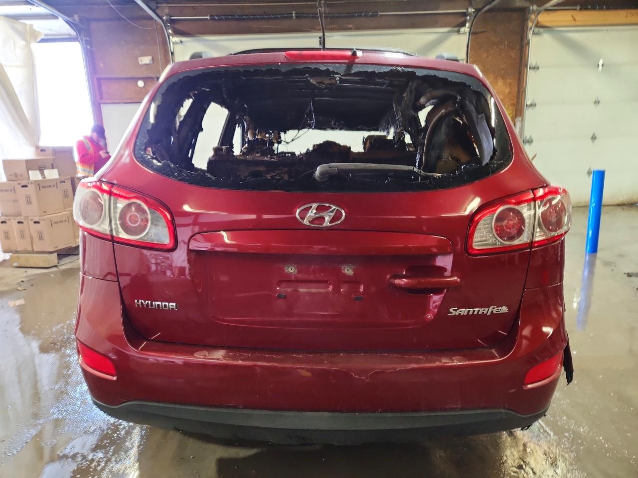 2011 Hyundai Santa Fe Gls Maroon vin: 5XYZG3AB7BG070838