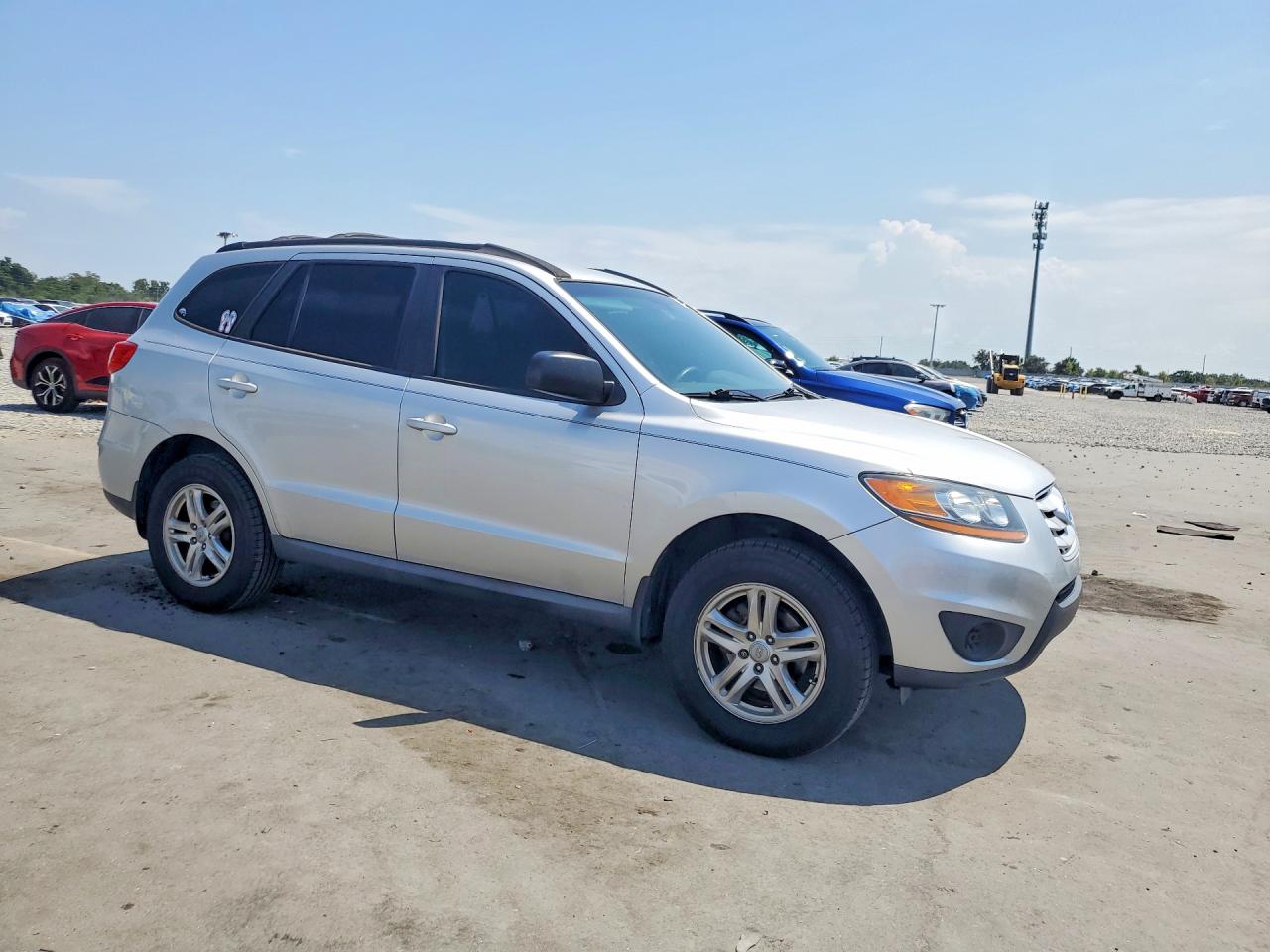 2011 Hyundai Santa Fe Gls Silver vin: 5XYZG3AB7BG075554