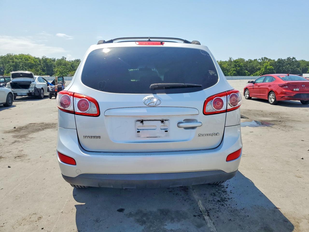 2011 Hyundai Santa Fe Gls Silver vin: 5XYZG3AB7BG075554