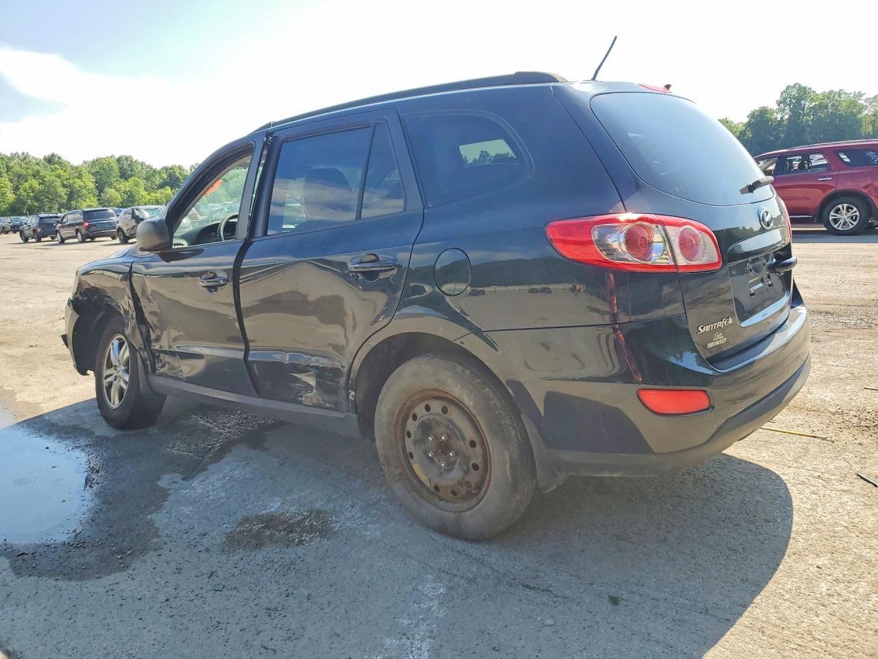 2012 Hyundai Santa Fe Gls Black vin: 5XYZG3AB7CG111440