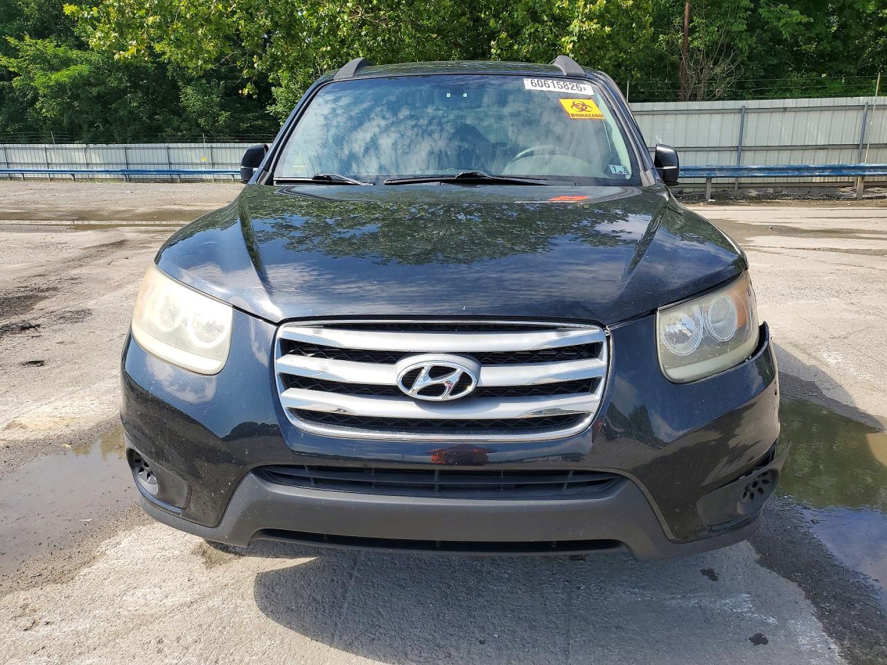 2012 Hyundai Santa Fe Gls Black vin: 5XYZG3AB7CG111440