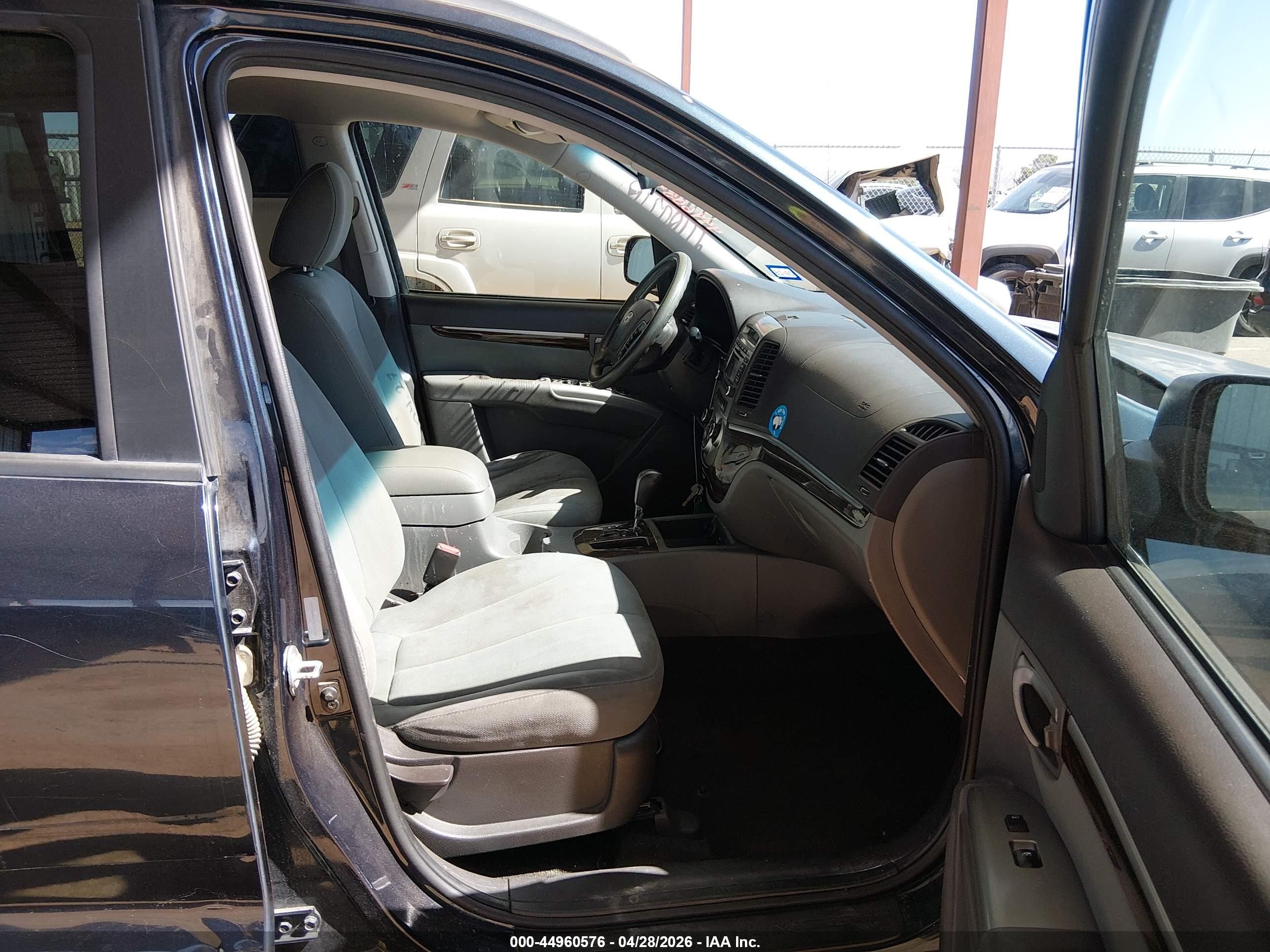 2012 Hyundai Santa Fe Gls Black vin: 5XYZG3AB7CG121885