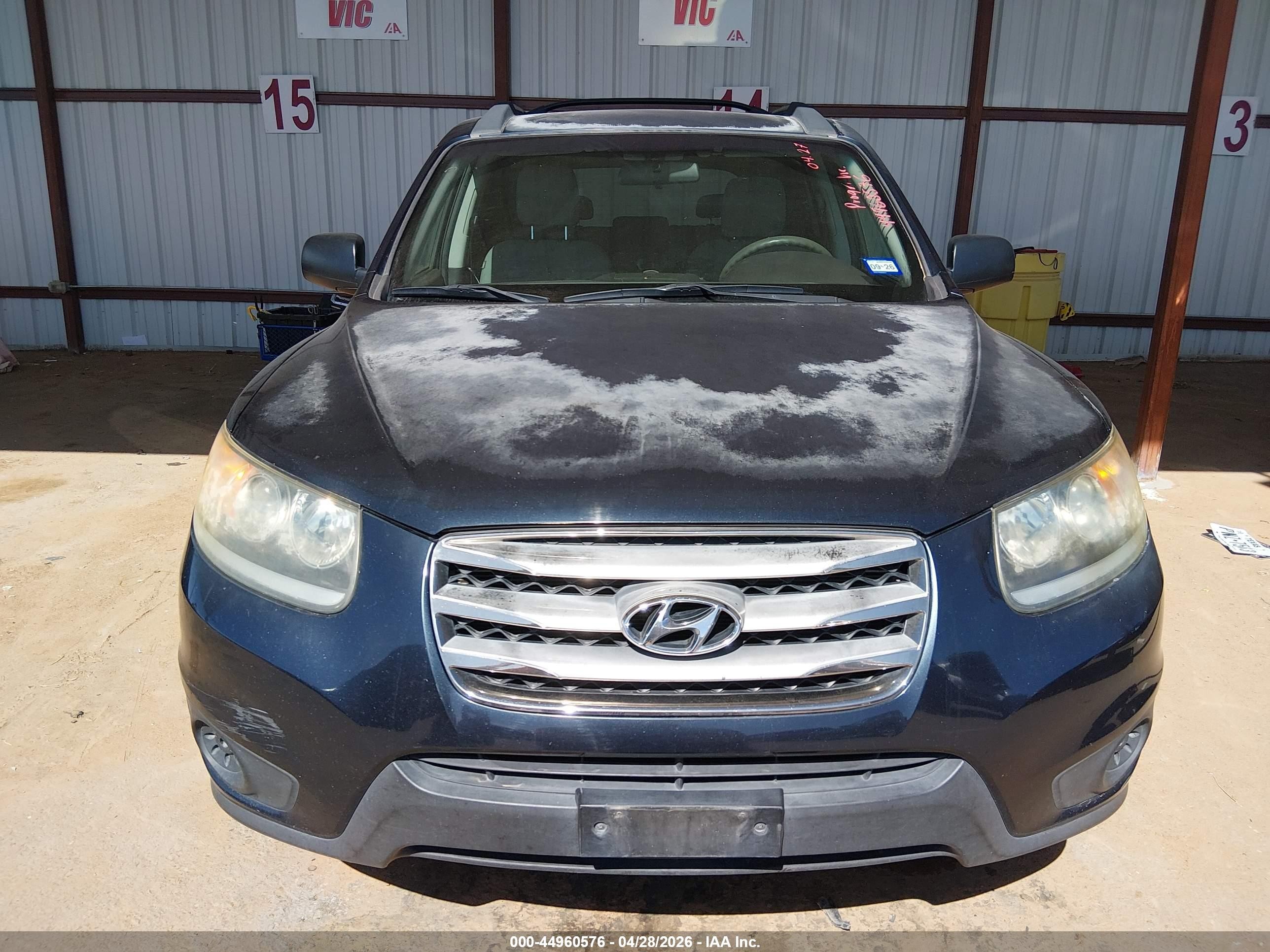 2012 Hyundai Santa Fe Gls Black vin: 5XYZG3AB7CG121885
