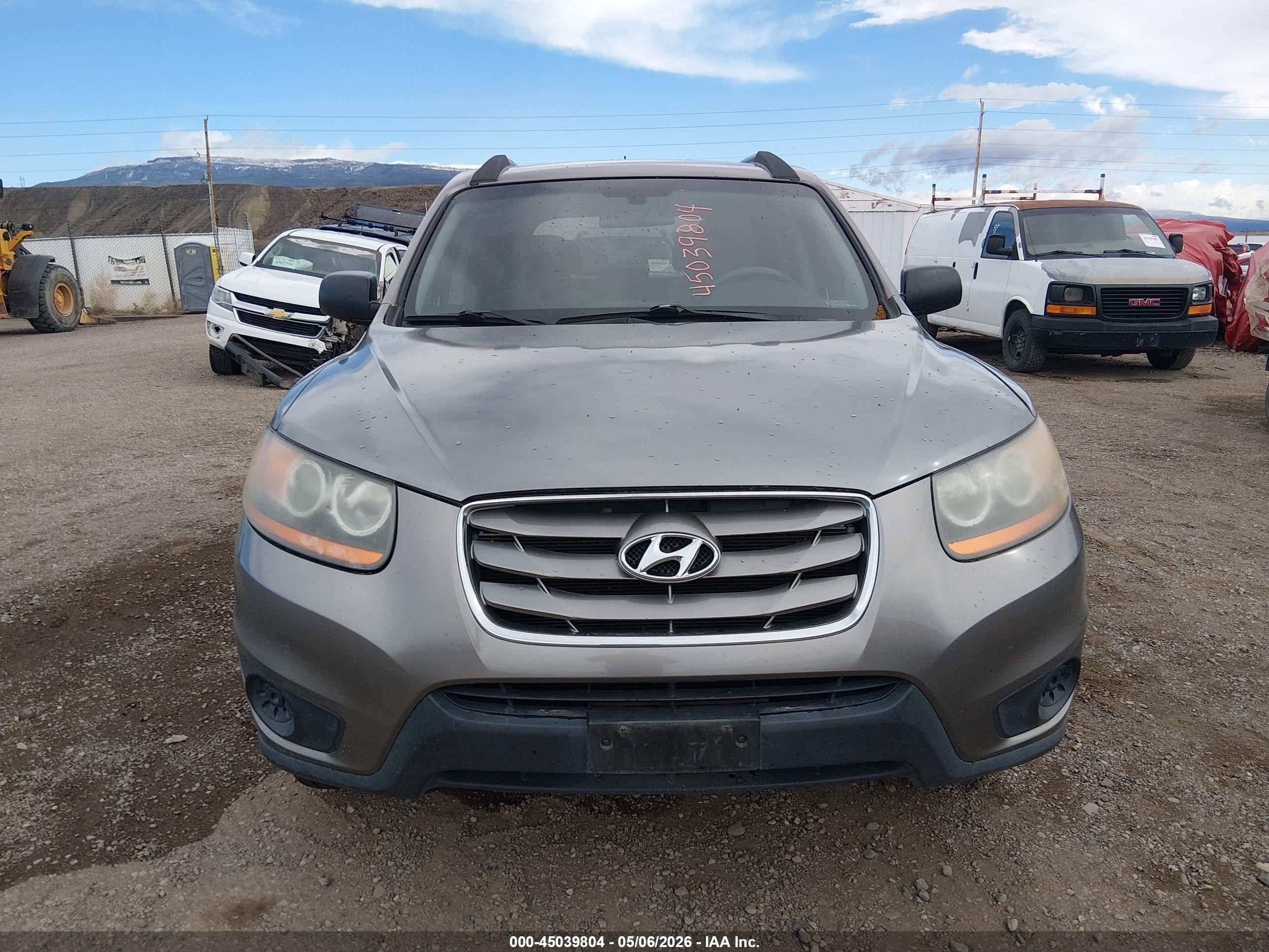 2011 Hyundai Santa Fe Gls Серый vin: 5XYZG3AB8BG011121