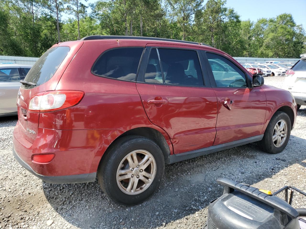 2011 Hyundai Santa Fe Gls Burgundy vin: 5XYZG3AB8BG054969
