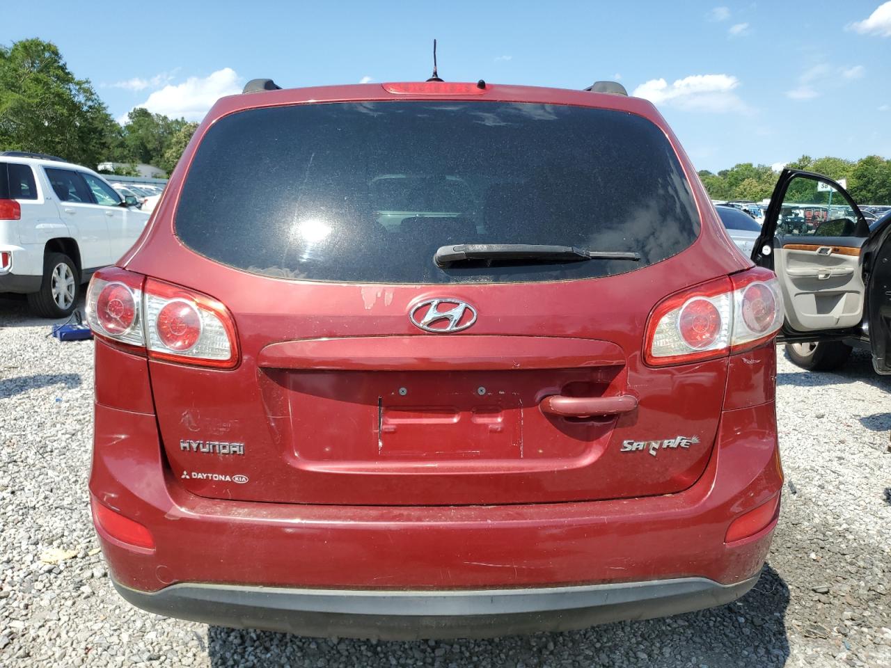 2011 Hyundai Santa Fe Gls Burgundy vin: 5XYZG3AB8BG054969
