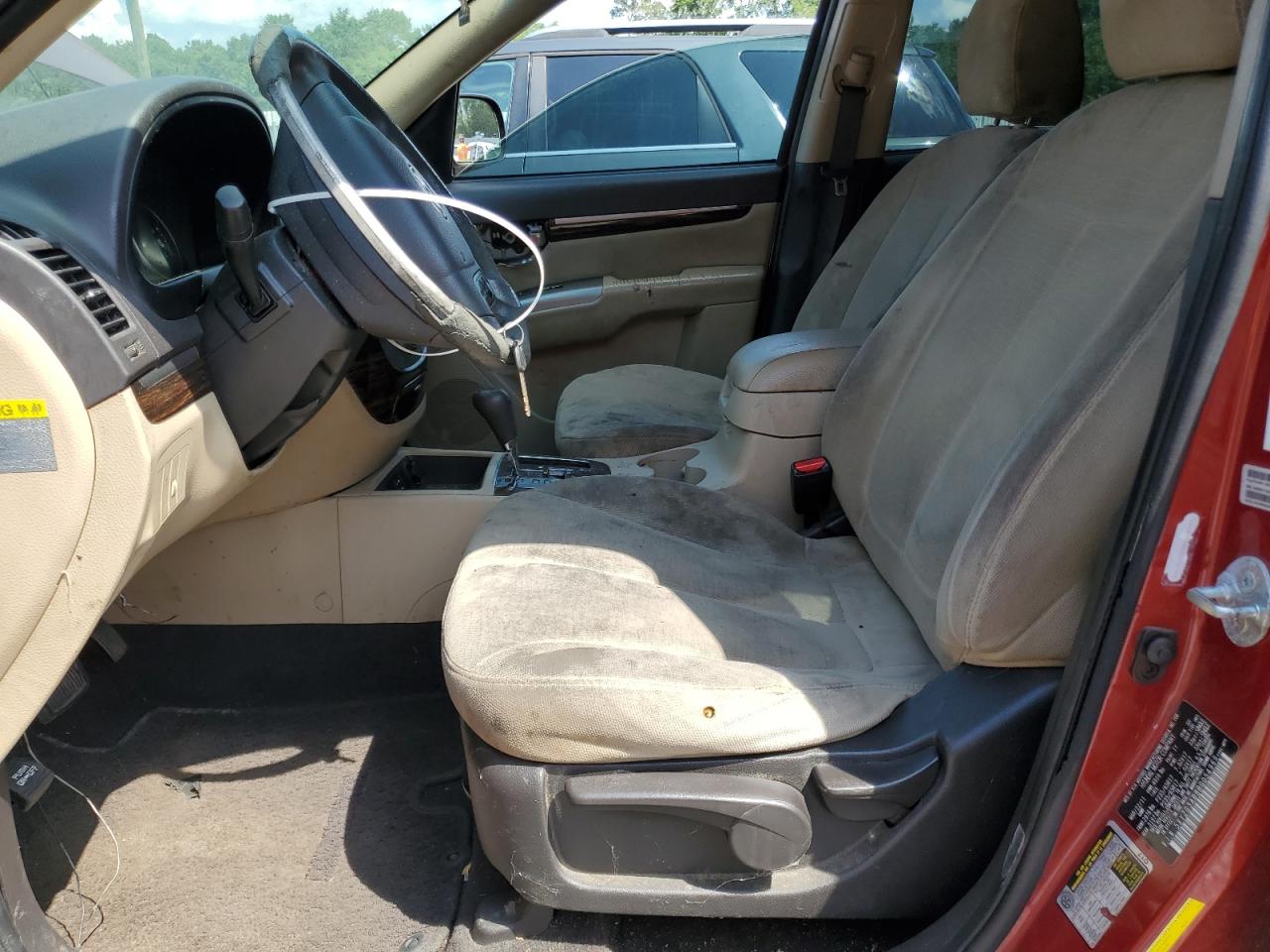 2011 Hyundai Santa Fe Gls Burgundy vin: 5XYZG3AB8BG054969