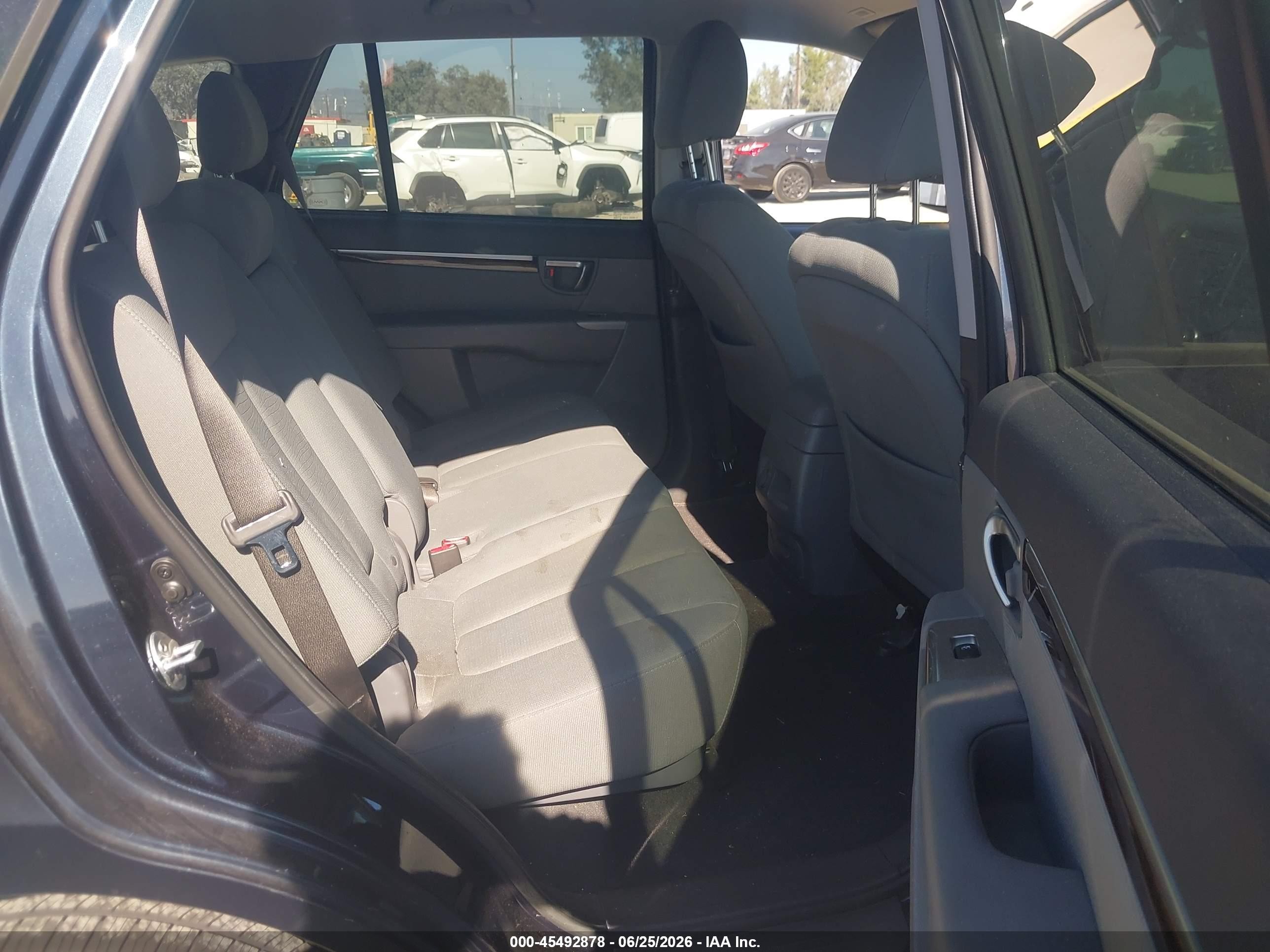 2012 Hyundai Santa Fe Gls Black vin: 5XYZG3AB8CG100477