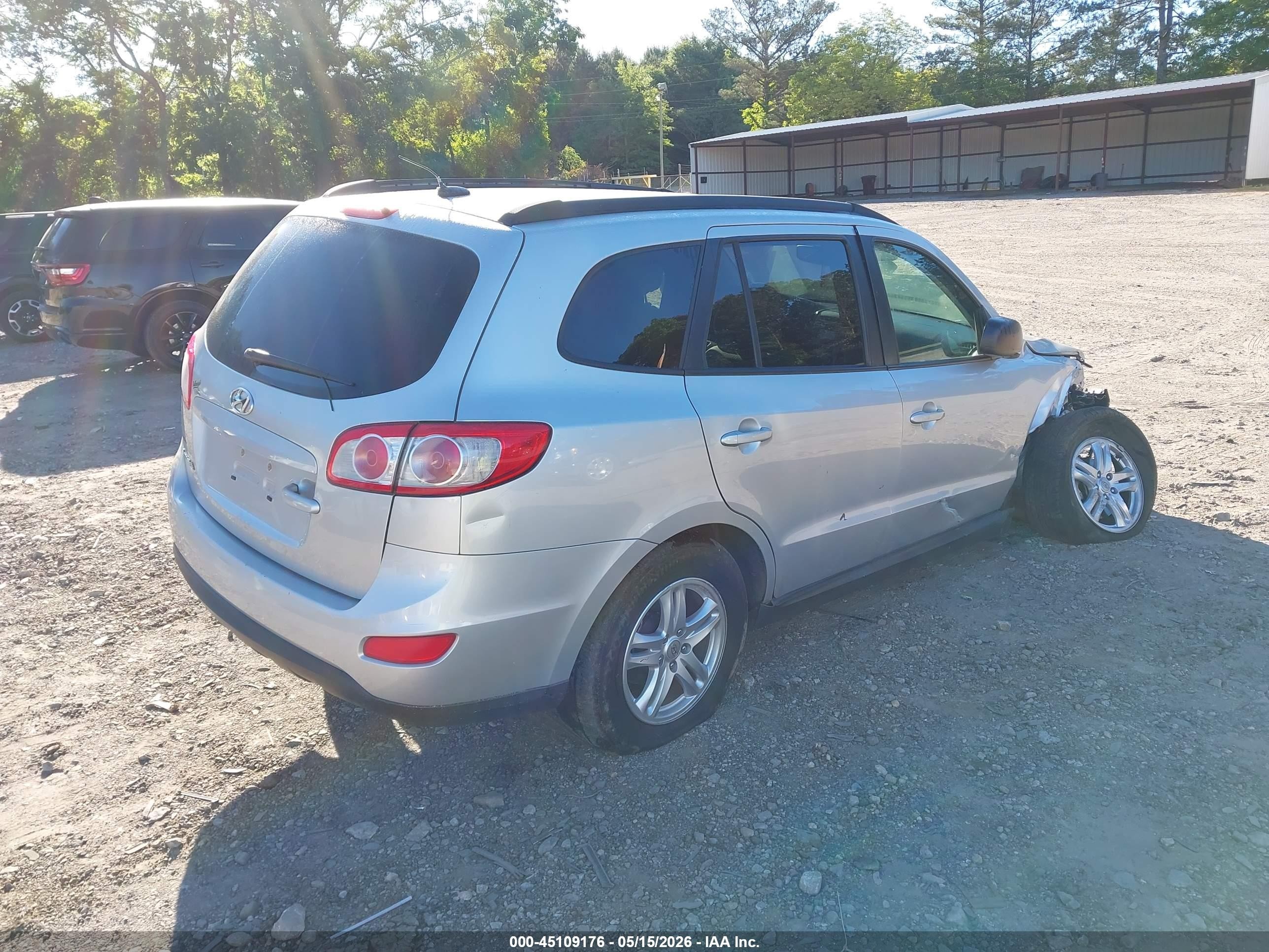 2012 Hyundai Santa Fe Gls Серебряный vin: 5XYZG3AB8CG101368
