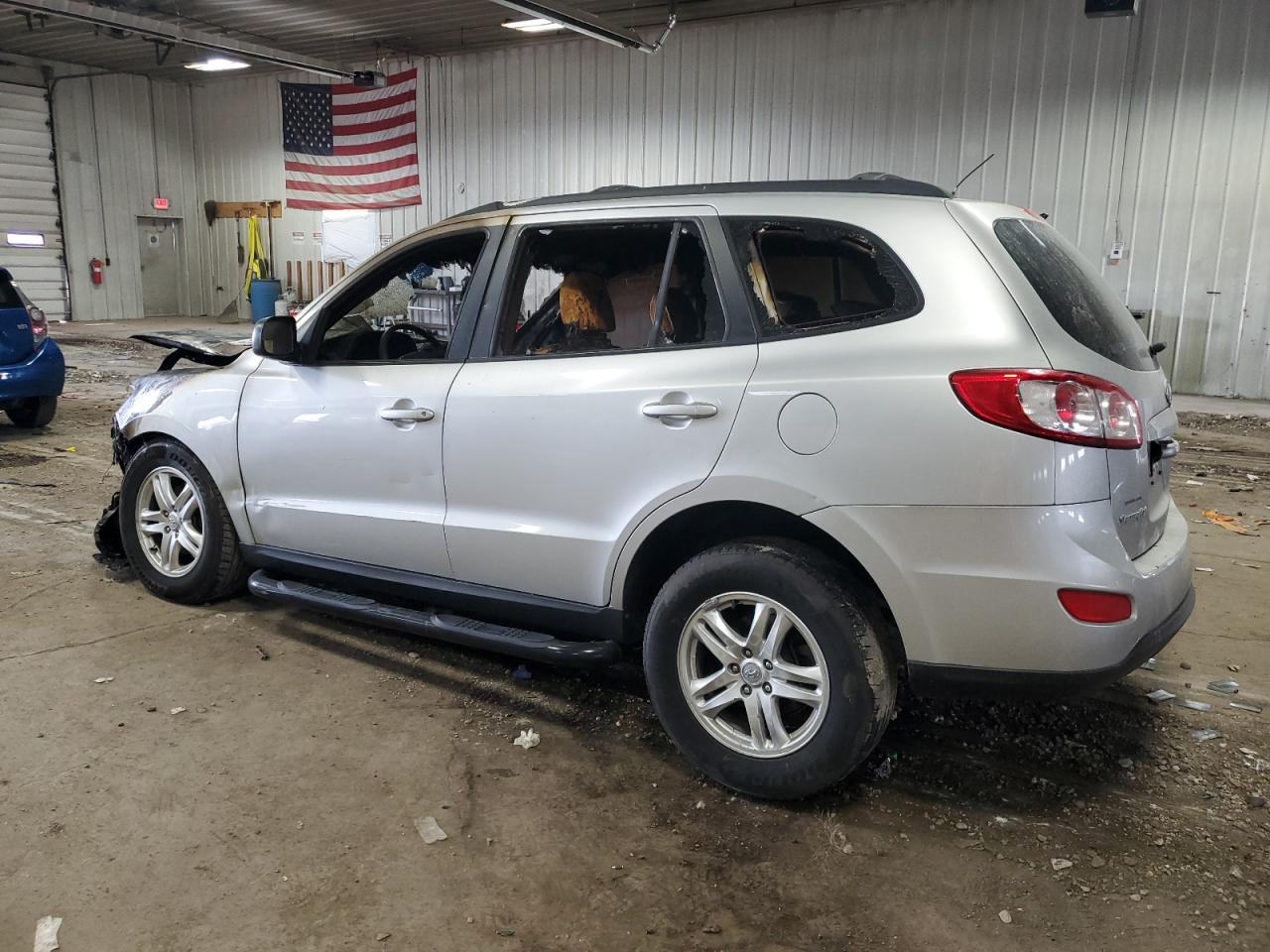 2012 Hyundai Santa Fe Gls Silver vin: 5XYZG3AB8CG122298