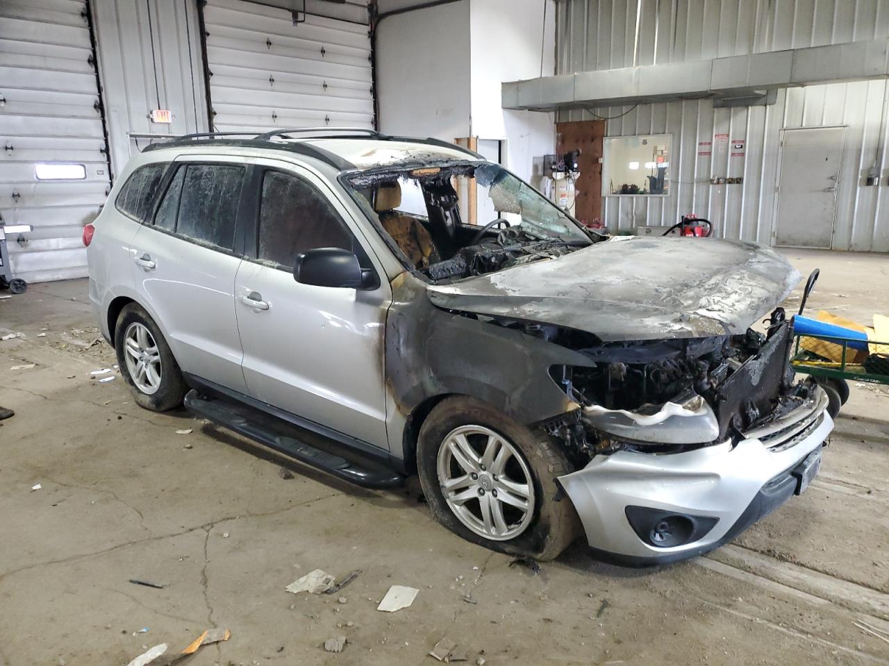 2012 Hyundai Santa Fe Gls Silver vin: 5XYZG3AB8CG122298