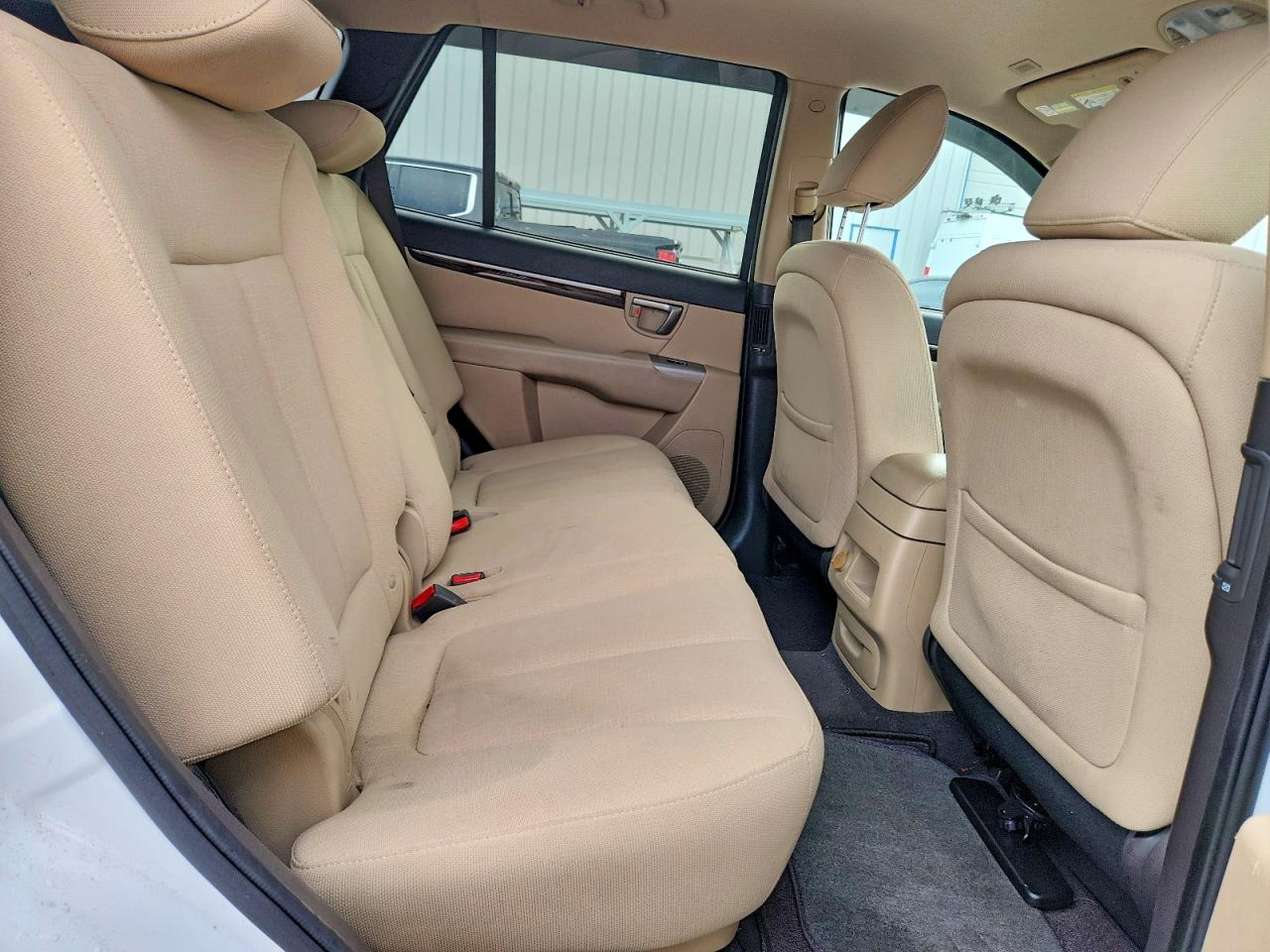2012 Hyundai Santa Fe White vin: 5XYZG3AB8CG153292