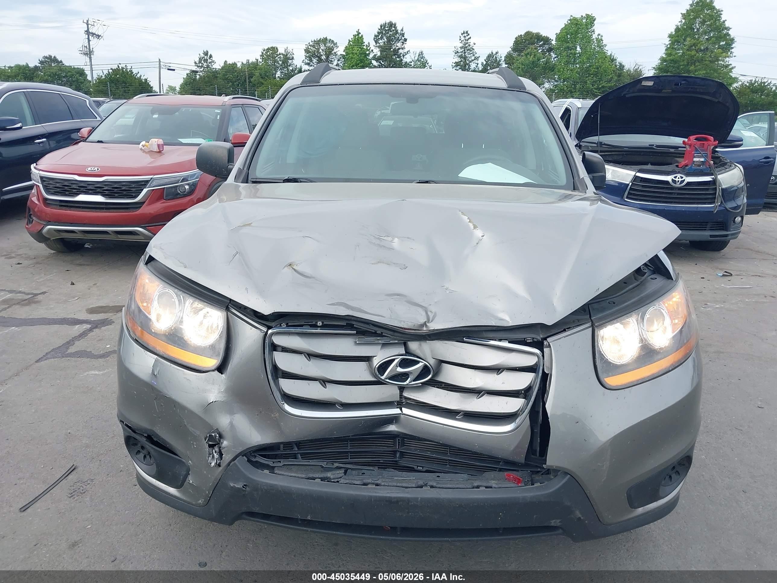 2011 Hyundai Santa Fe Gls Gray vin: 5XYZG3AB9BG045374