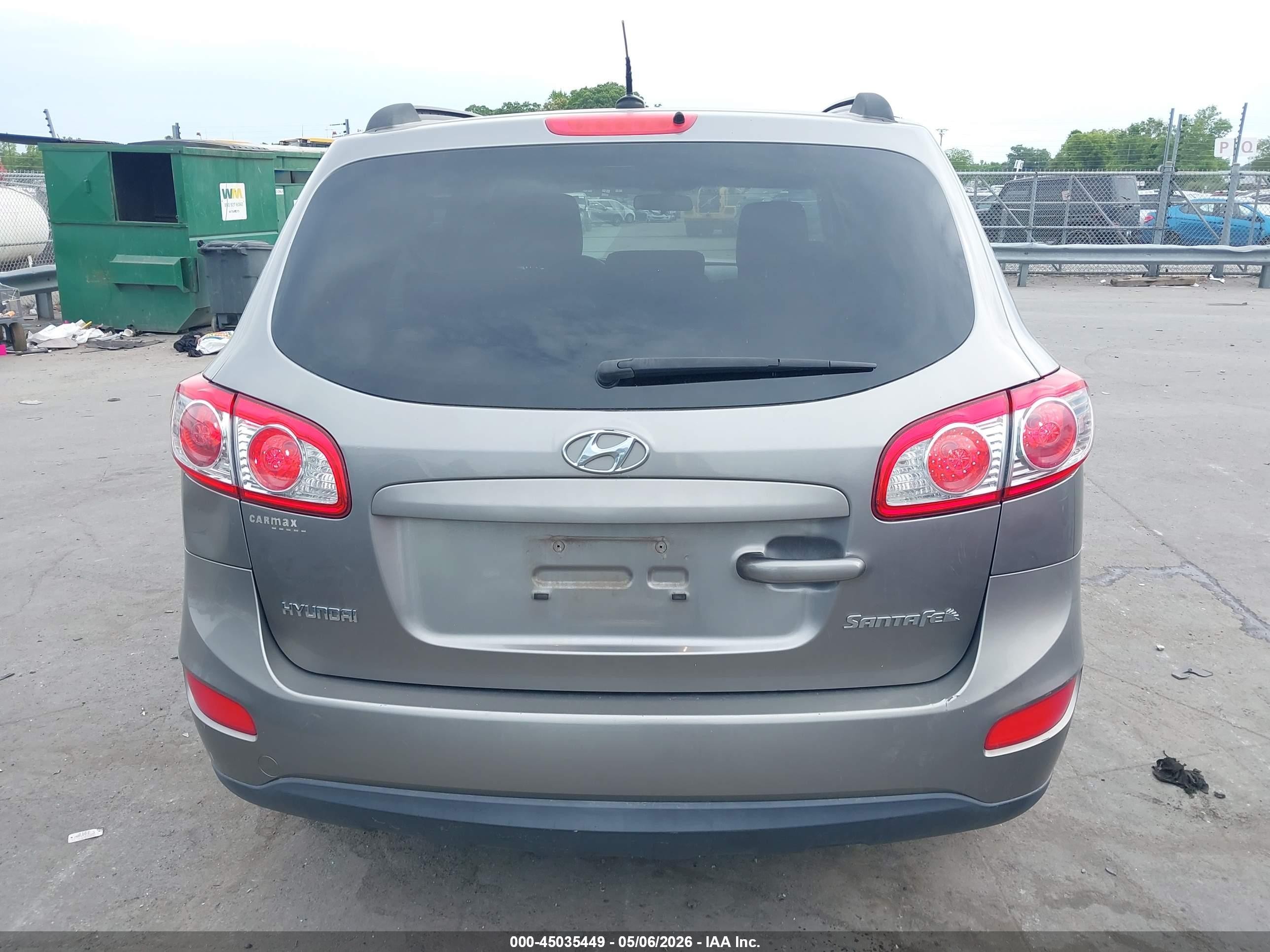 2011 Hyundai Santa Fe Gls Gray vin: 5XYZG3AB9BG045374