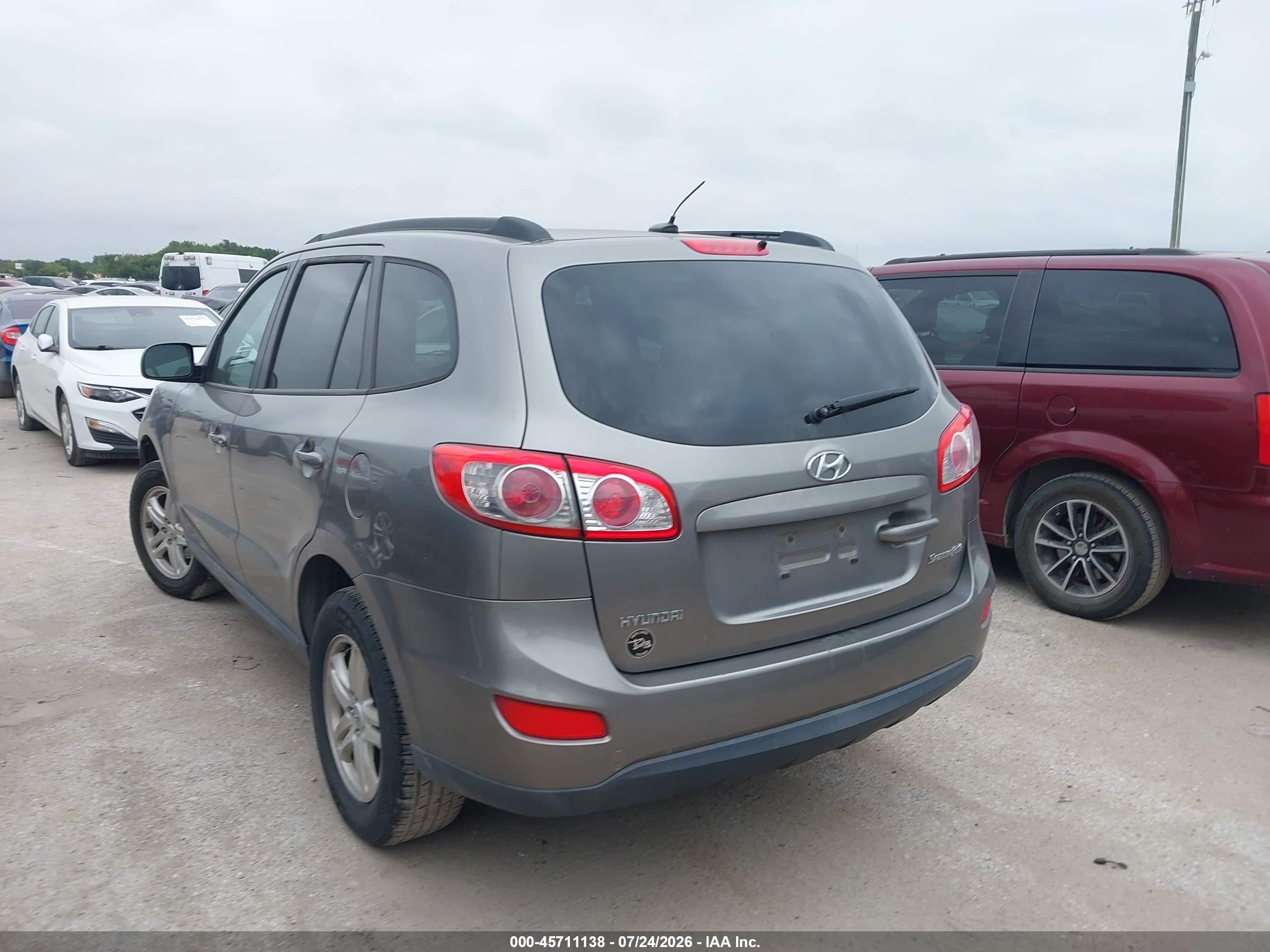 2011 Hyundai Santa Fe Gls Gray vin: 5XYZG3AB9BG045388