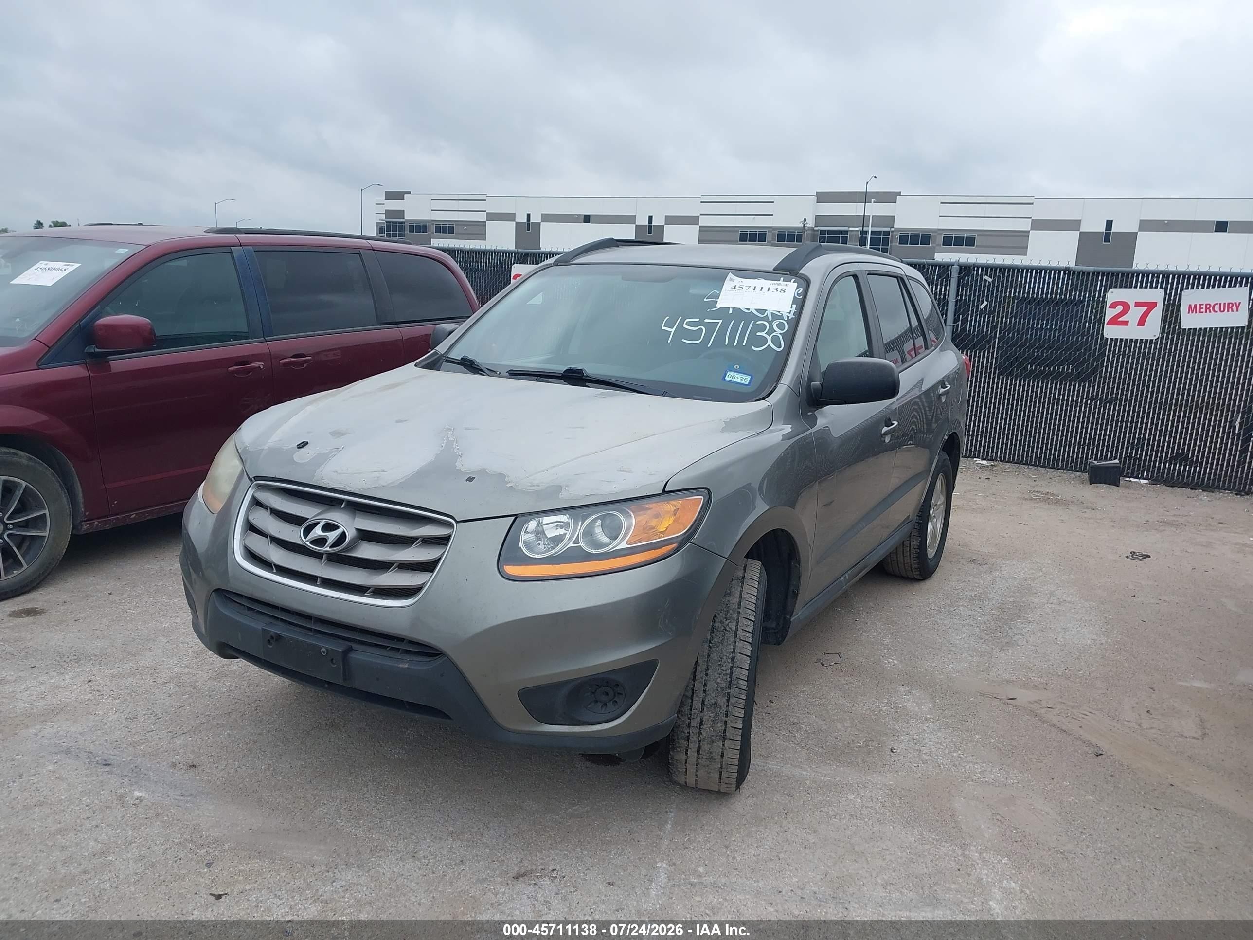 2011 Hyundai Santa Fe Gls Gray vin: 5XYZG3AB9BG045388