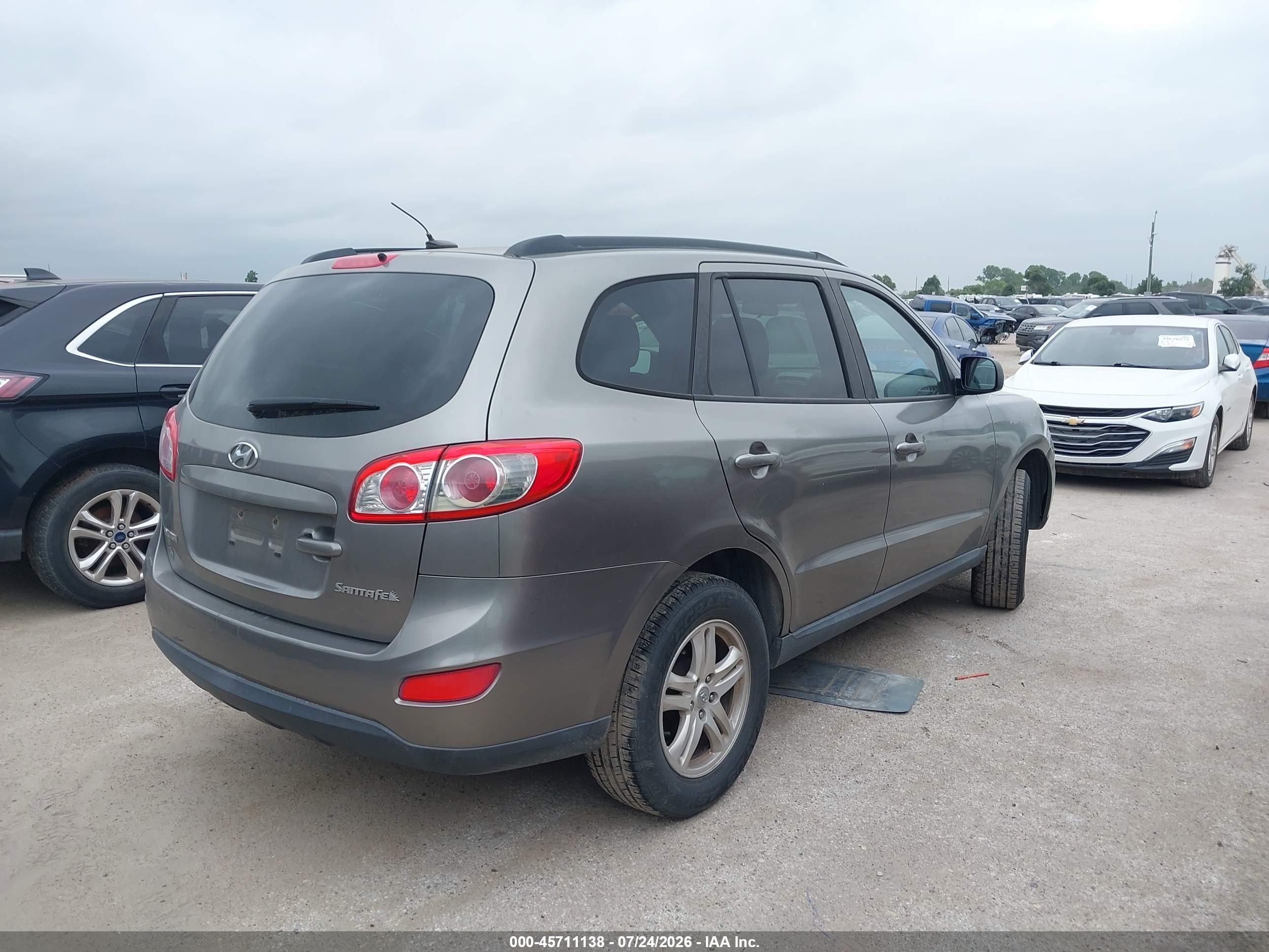 2011 Hyundai Santa Fe Gls Gray vin: 5XYZG3AB9BG045388