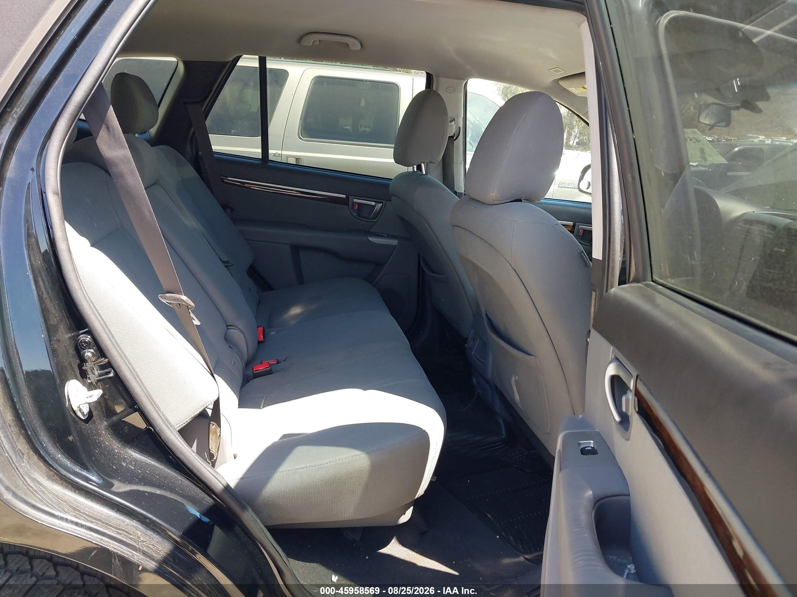 2011 Hyundai Santa Fe Gls Black vin: 5XYZG3AB9BG068413