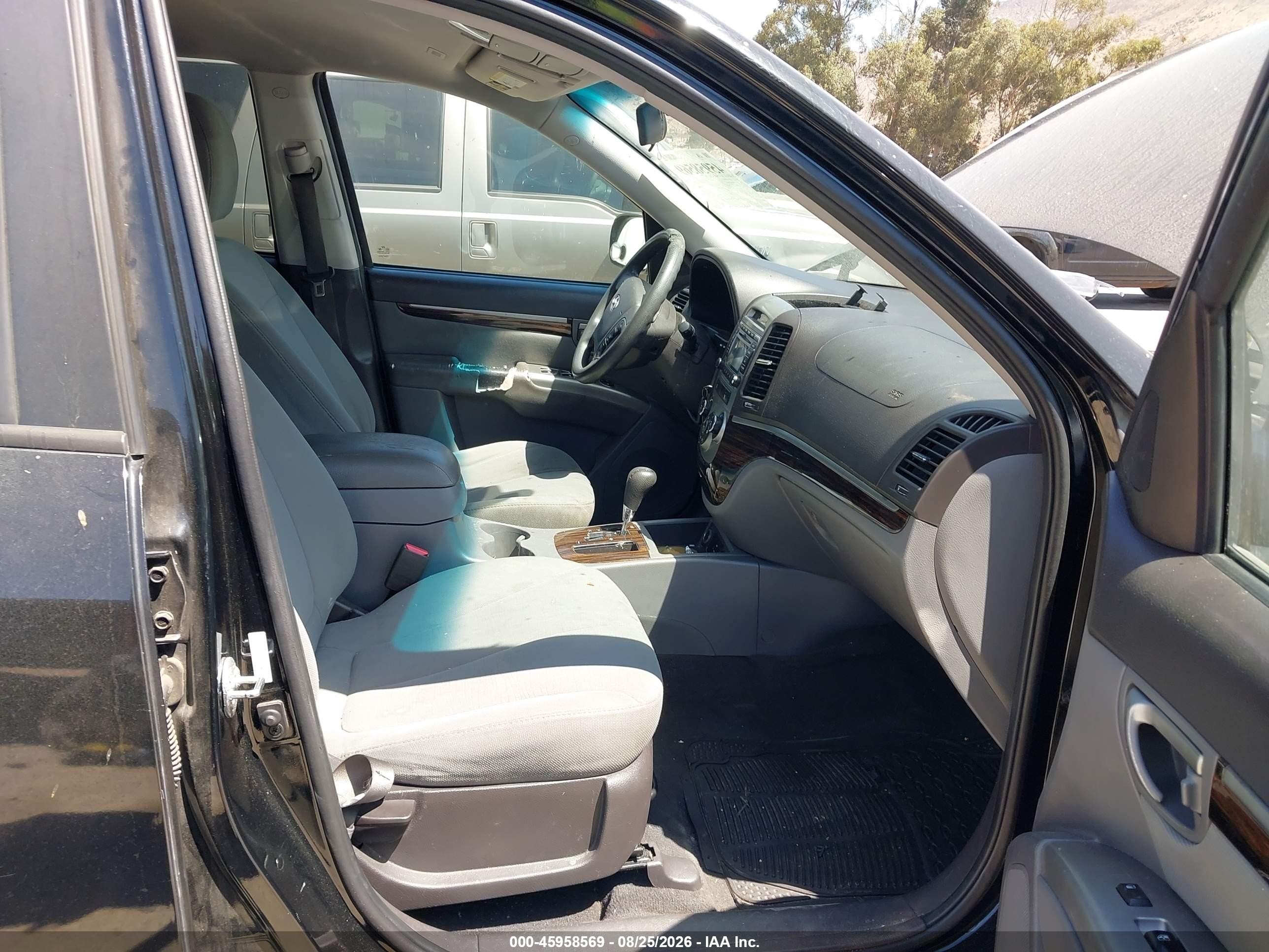 2011 Hyundai Santa Fe Gls Black vin: 5XYZG3AB9BG068413