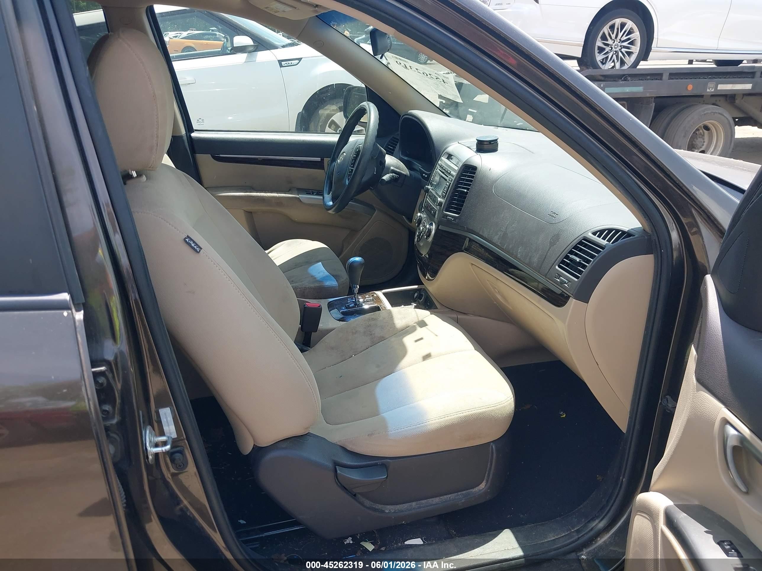 2011 Hyundai Santa Fe Gls Black vin: 5XYZG3AB9BG076141