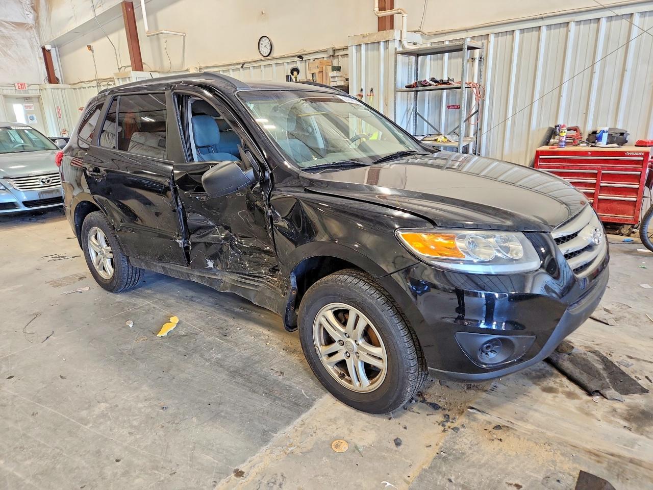2012 Hyundai Santa Fe Gls Black vin: 5XYZG3AB9CG101539
