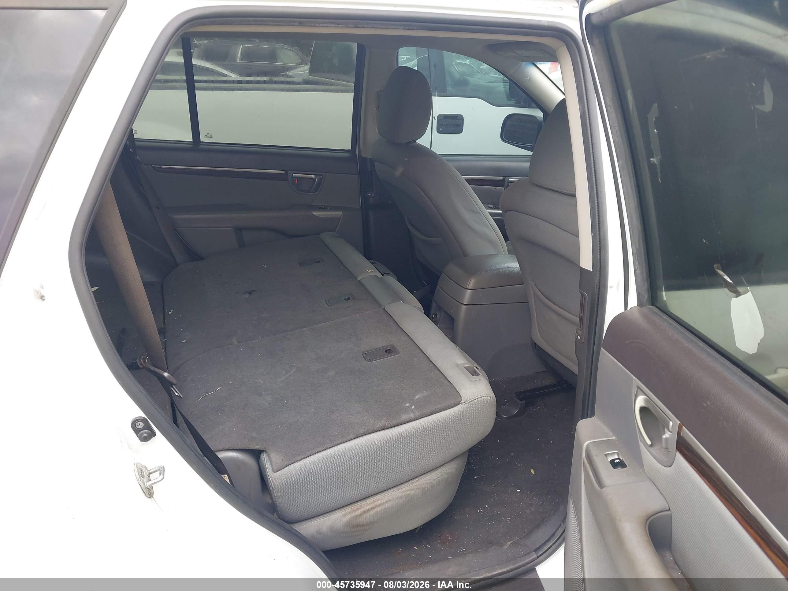2012 Hyundai Santa Fe Gls White vin: 5XYZG3AB9CG114999