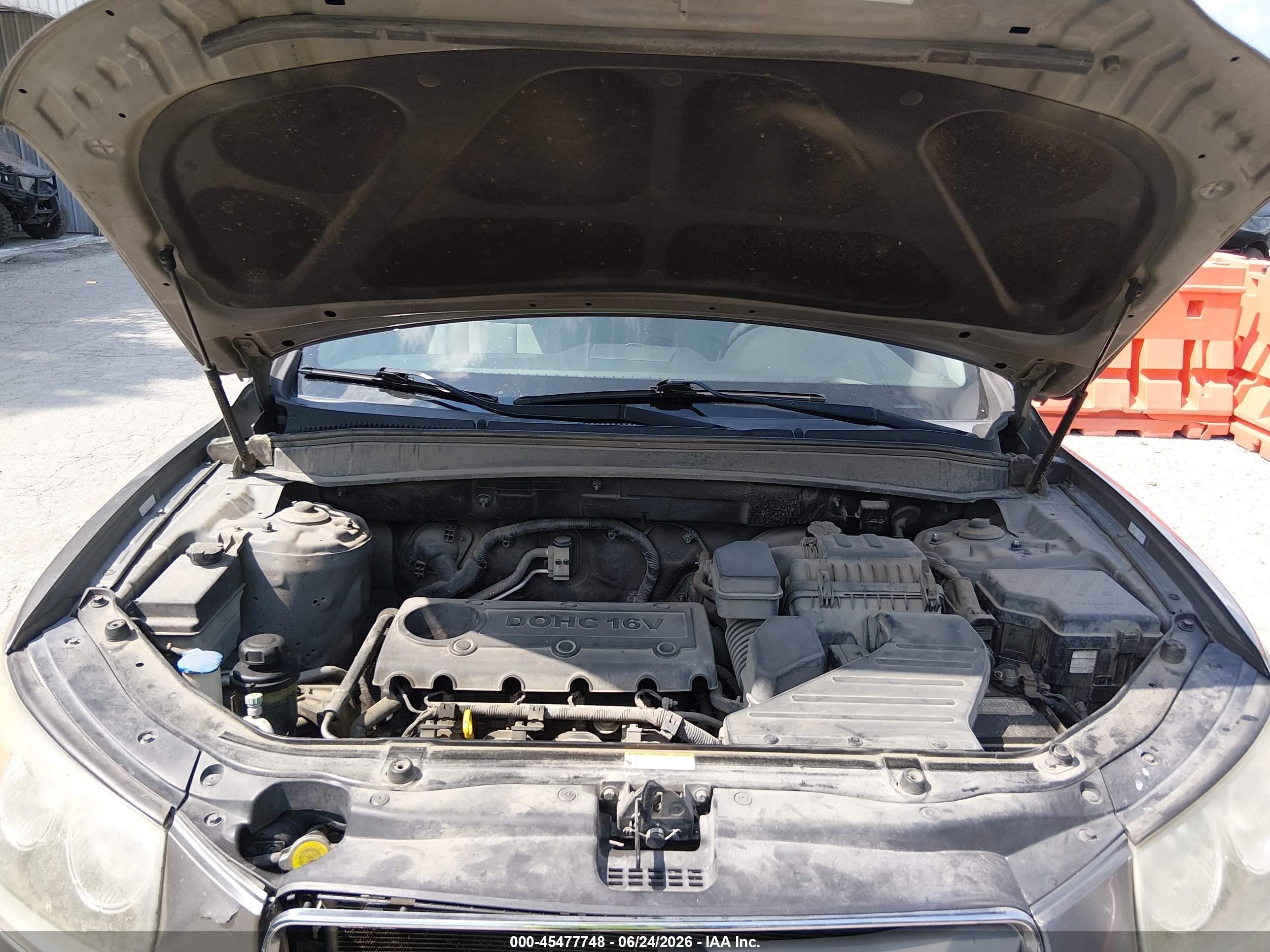 2012 Hyundai Santa Fe Gls Серый vin: 5XYZG3AB9CG126506