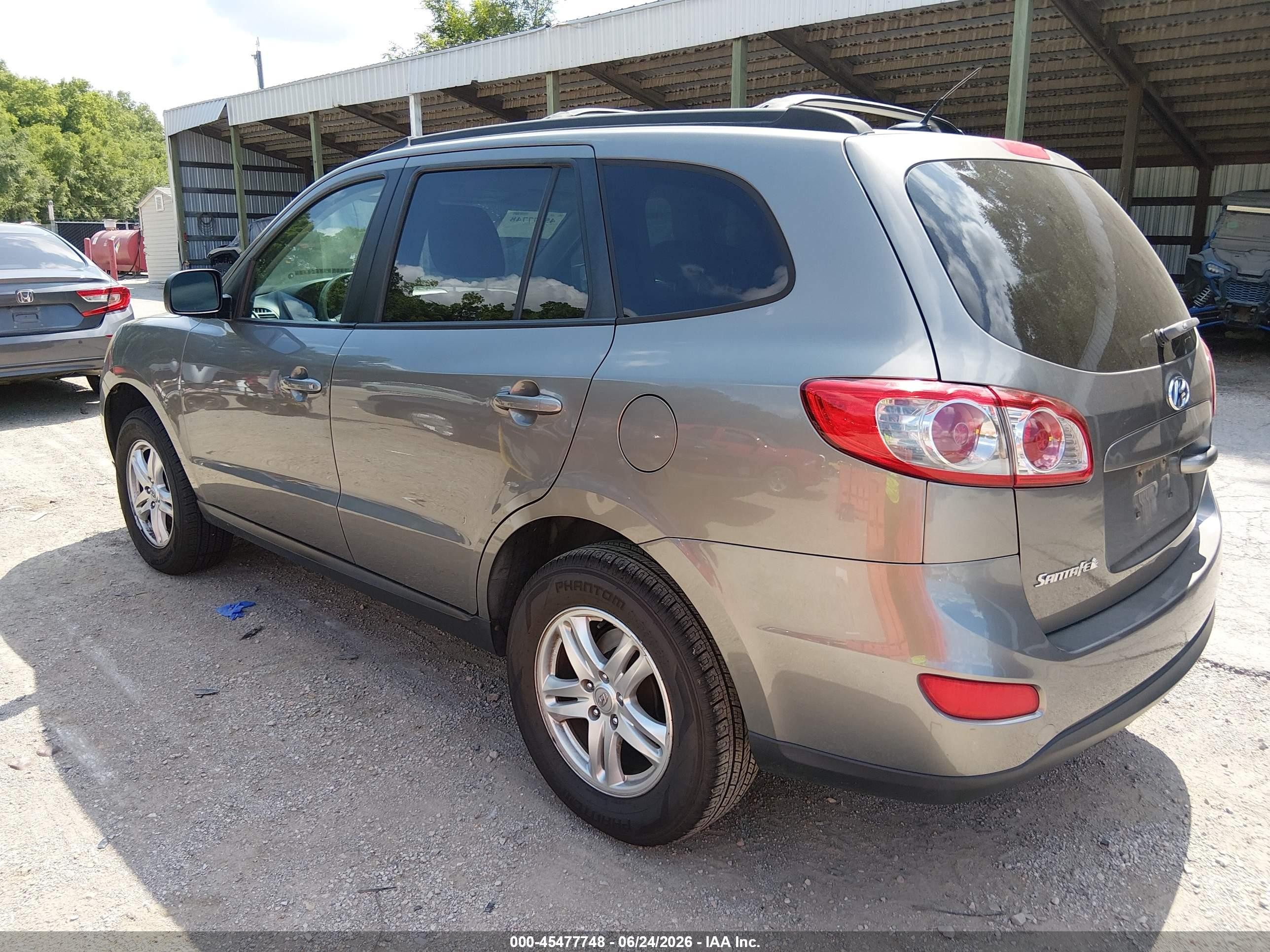 2012 Hyundai Santa Fe Gls Серый vin: 5XYZG3AB9CG126506