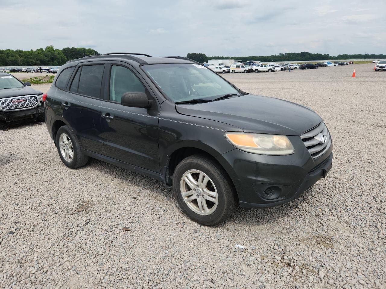 2012 Hyundai Santa Fe Gls Black vin: 5XYZG3AB9CG127784