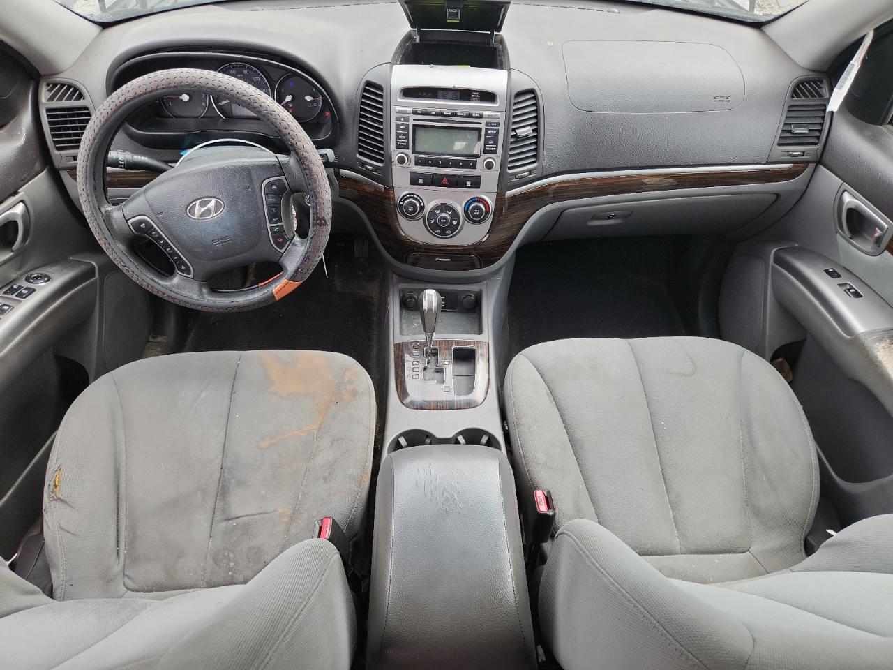 2012 Hyundai Santa Fe Gls Black vin: 5XYZG3AB9CG127784