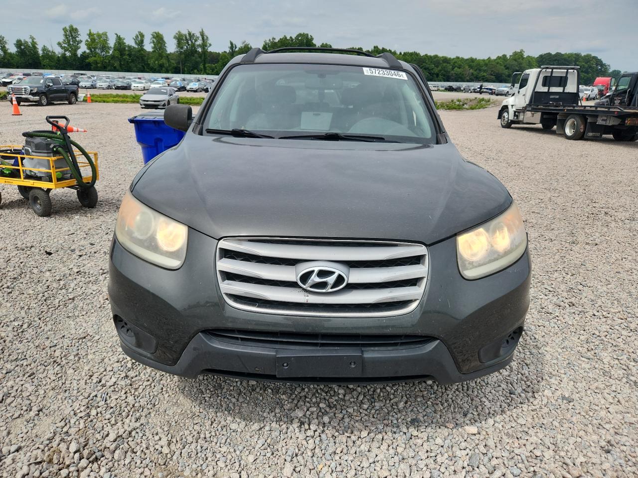 2012 Hyundai Santa Fe Gls Black vin: 5XYZG3AB9CG127784