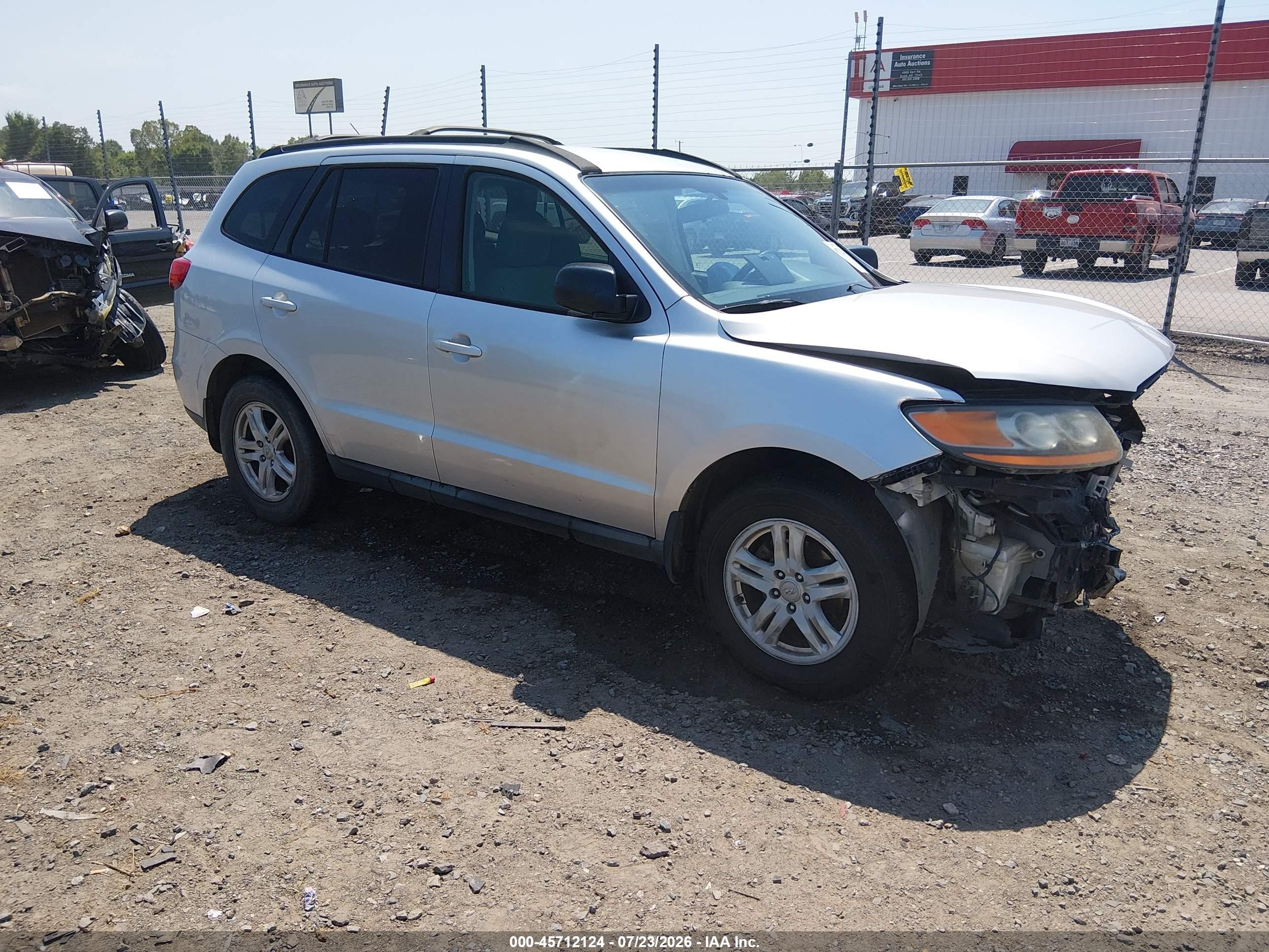 2012 Hyundai Santa Fe Gls Silver vin: 5XYZG3AB9CG161823