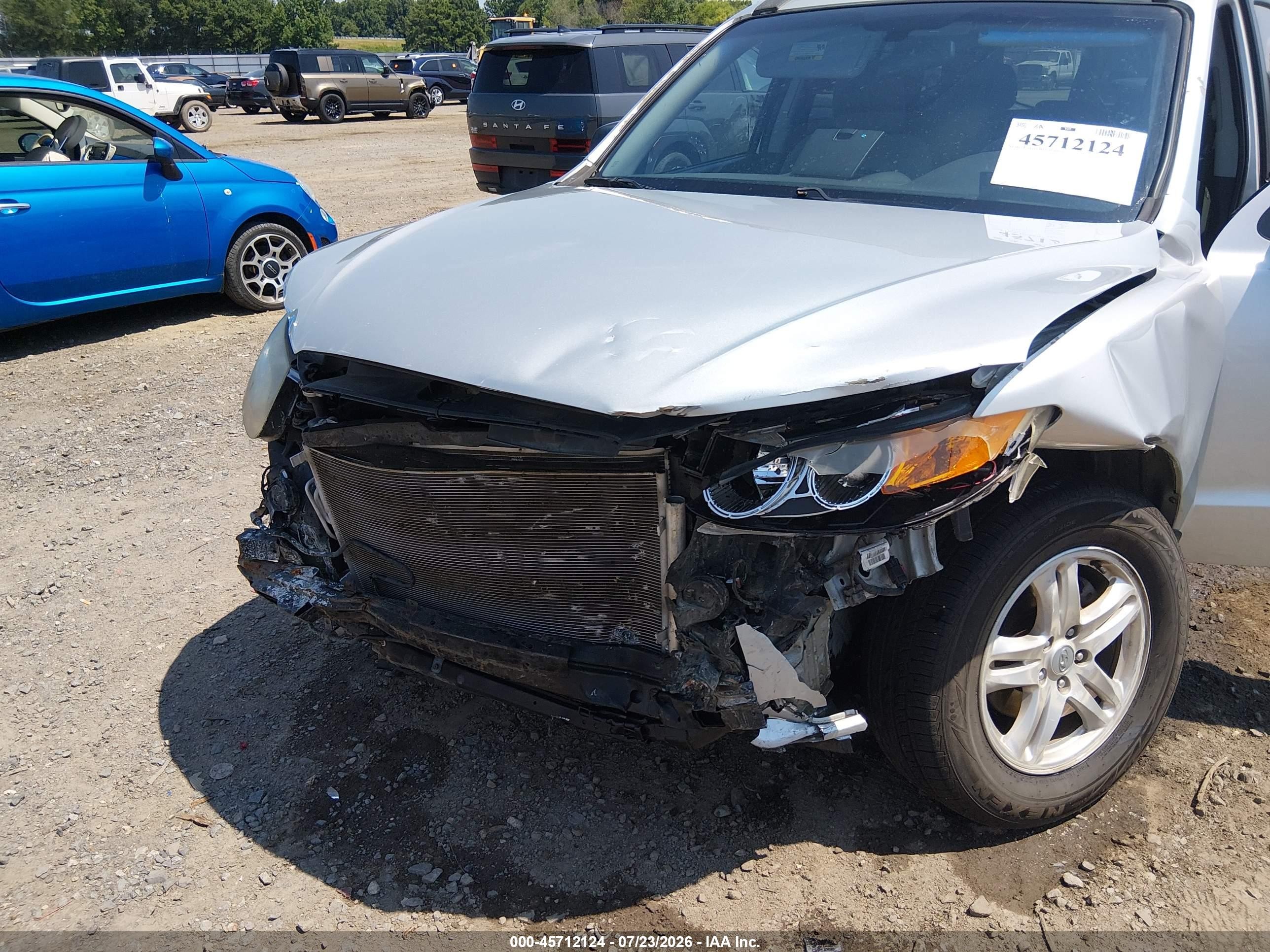 2012 Hyundai Santa Fe Gls Silver vin: 5XYZG3AB9CG161823