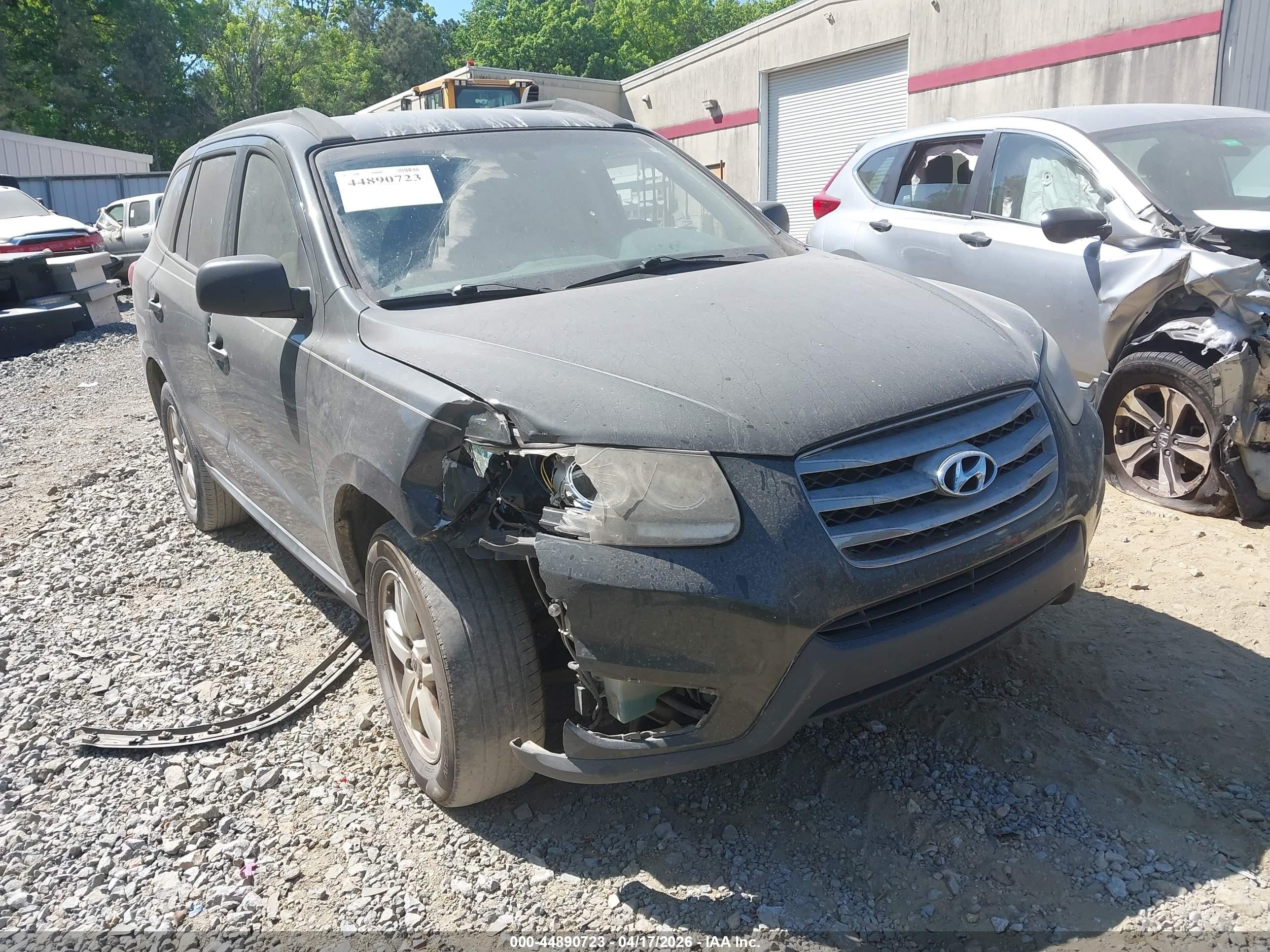 2012 Hyundai Santa Fe Gls Gray vin: 5XYZG3AB9CG163782