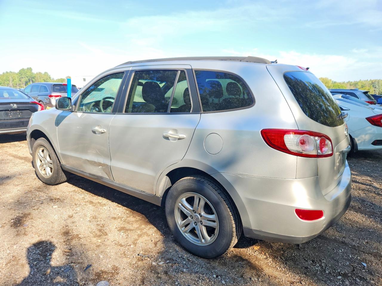 2011 Hyundai Santa Fe Gls Silver vin: 5XYZG3ABXBG007152