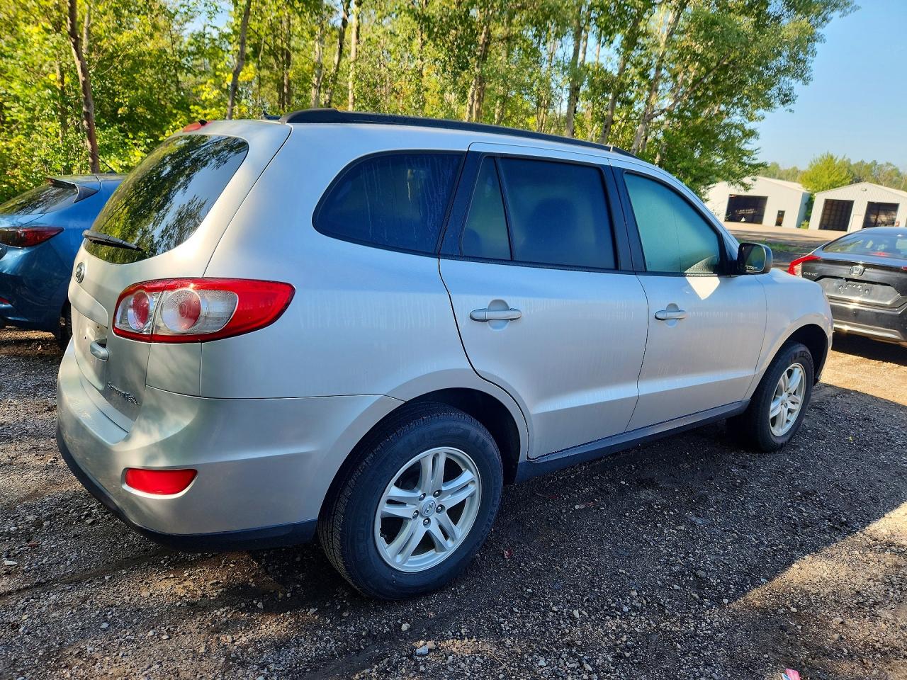 2011 Hyundai Santa Fe Gls Silver vin: 5XYZG3ABXBG007152