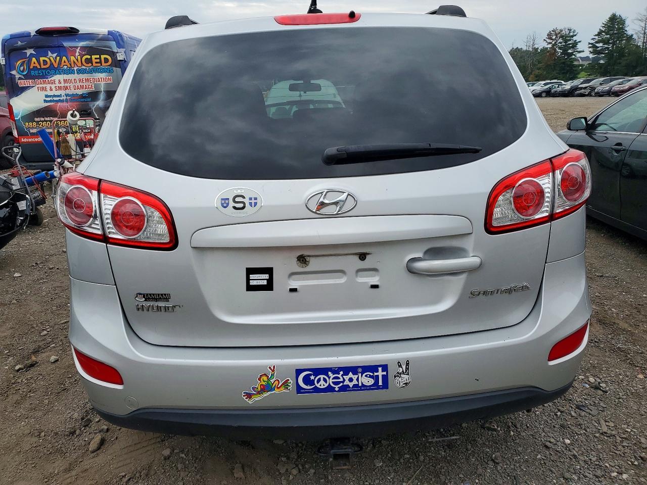 2011 Hyundai Santa Fe Gls Серебряный vin: 5XYZG3ABXBG013310