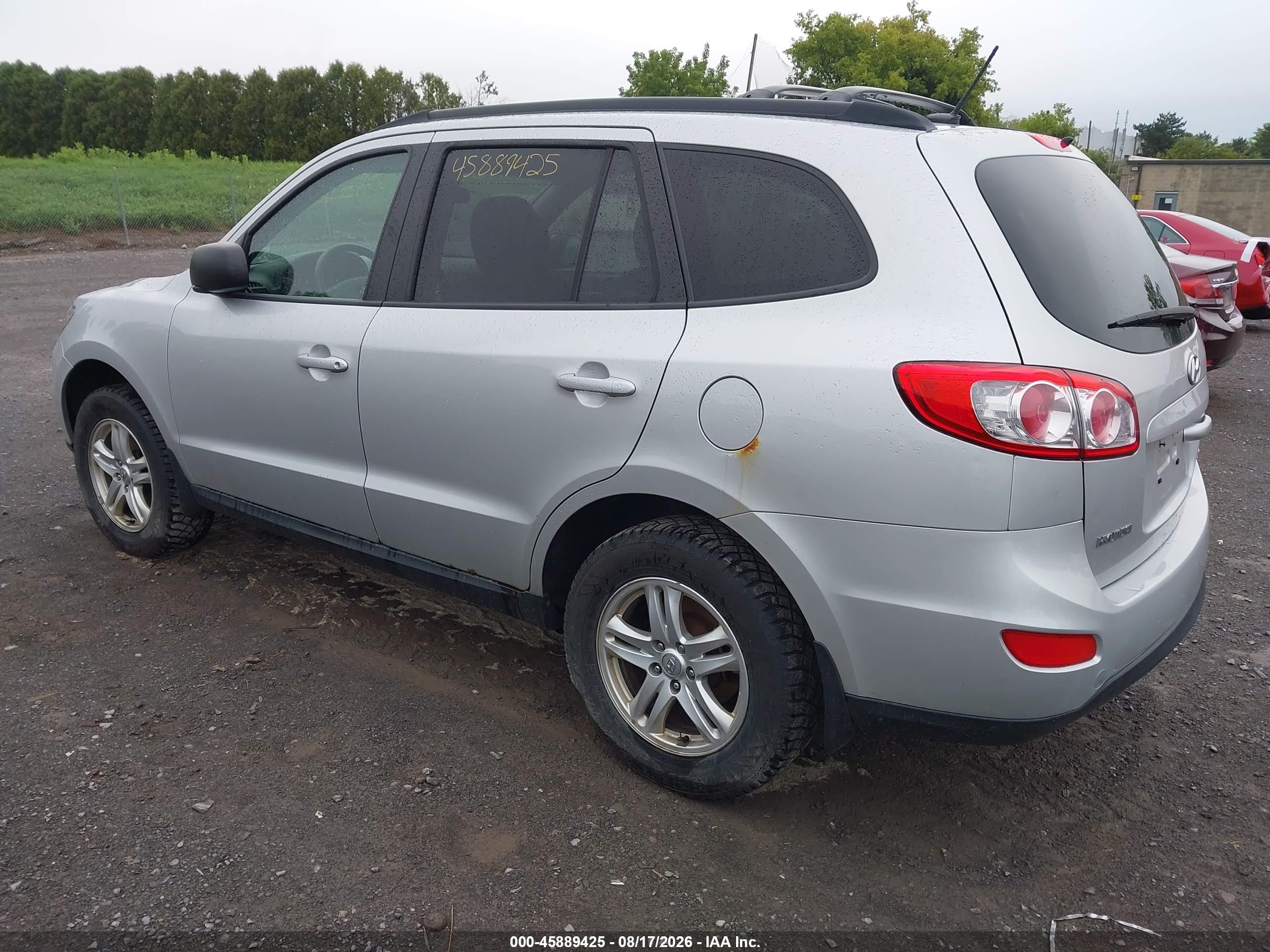 2011 Hyundai Santa Fe Gls Silver vin: 5XYZG3ABXBG083485
