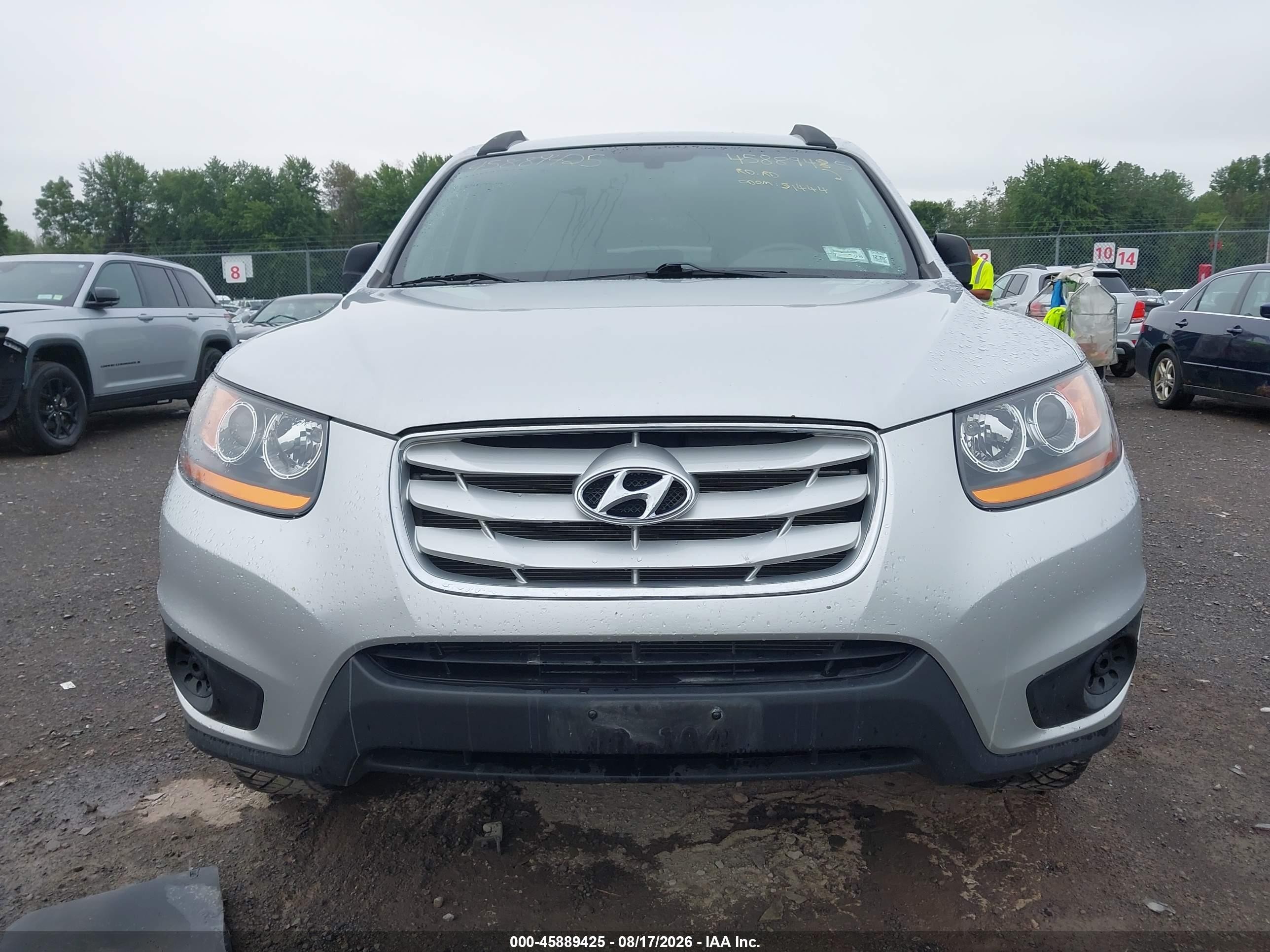 2011 Hyundai Santa Fe Gls Silver vin: 5XYZG3ABXBG083485