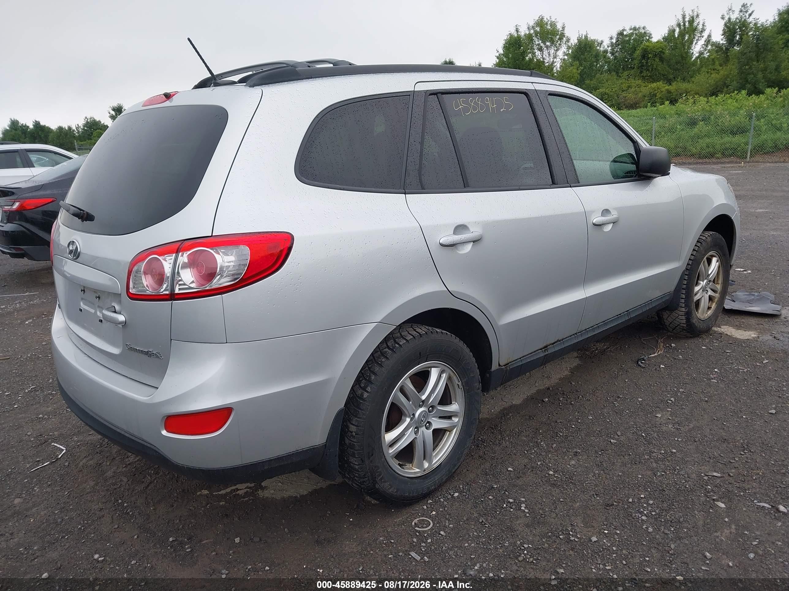 2011 Hyundai Santa Fe Gls Silver vin: 5XYZG3ABXBG083485
