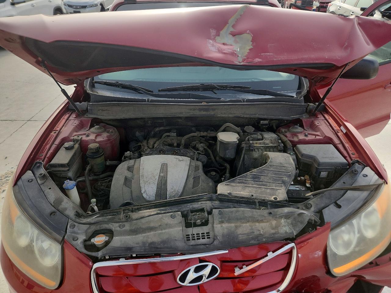 2011 Hyundai Santa Fe Gls Красный vin: 5XYZG4AG1BG056614