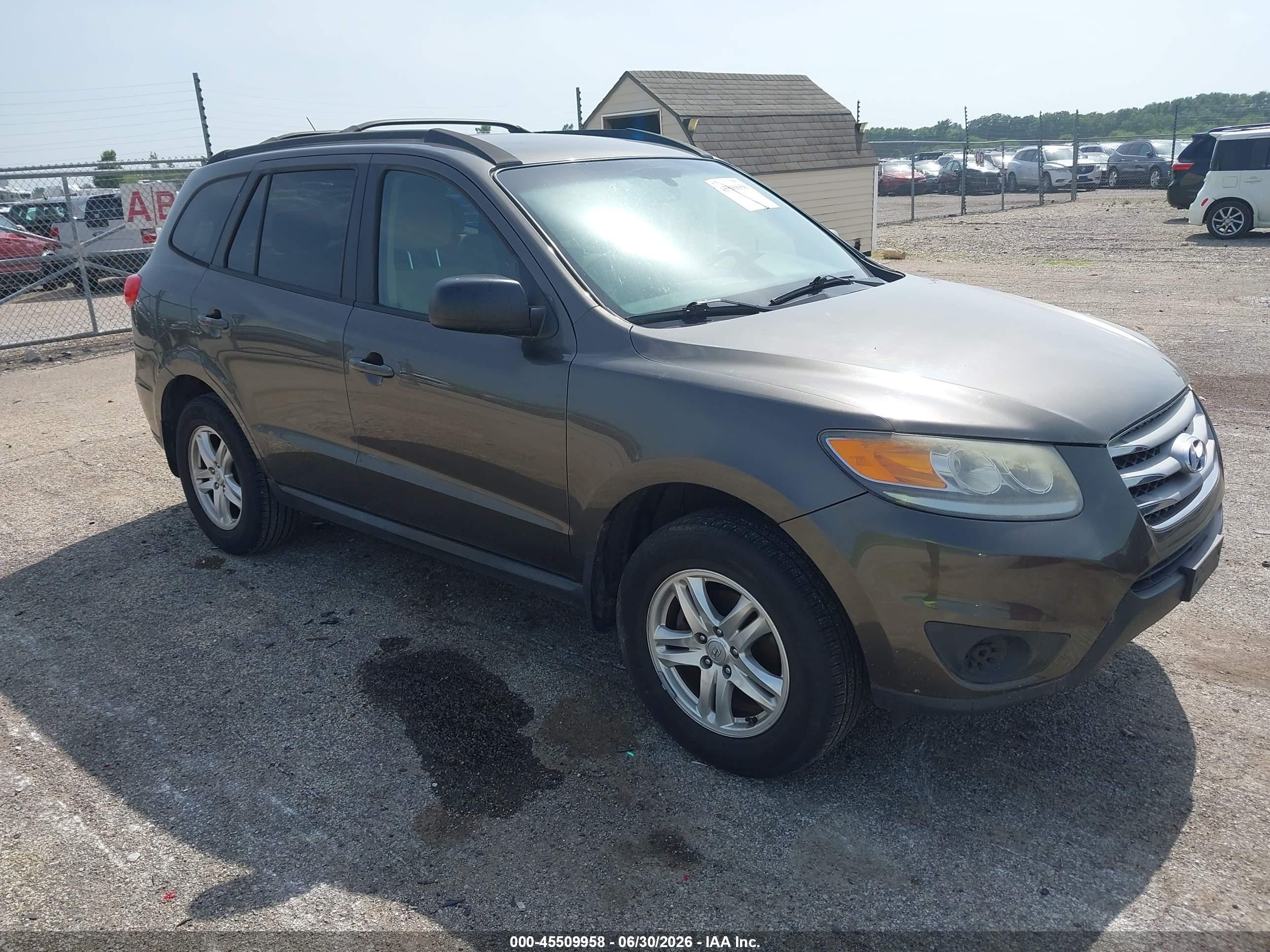 2012 Hyundai Santa Fe Gls V6 Brown vin: 5XYZG4AG2CG144945