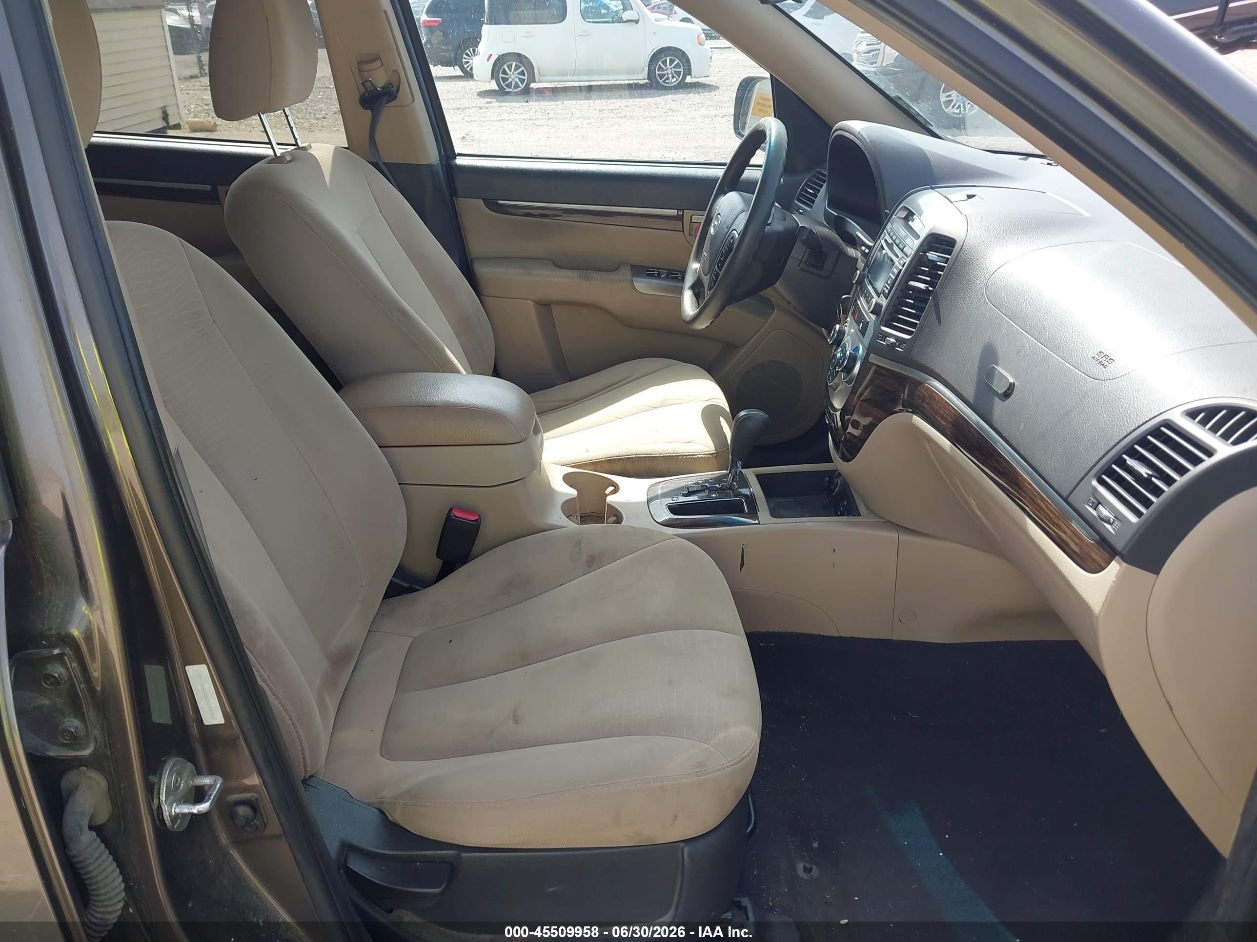 2012 Hyundai Santa Fe Gls V6 Brown vin: 5XYZG4AG2CG144945