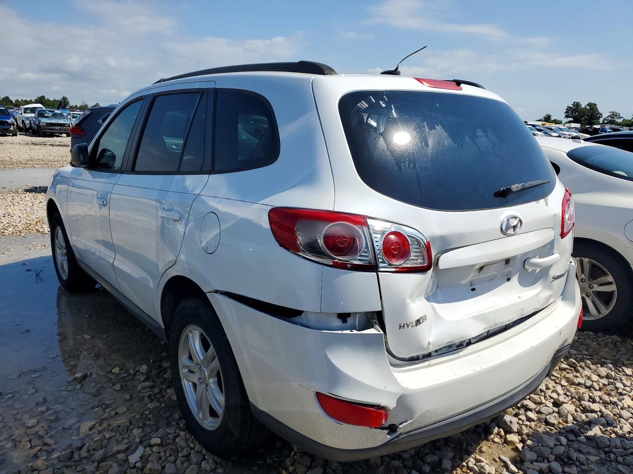 2011 Hyundai Santa Fe Gls White vin: 5XYZG4AG3BG057828