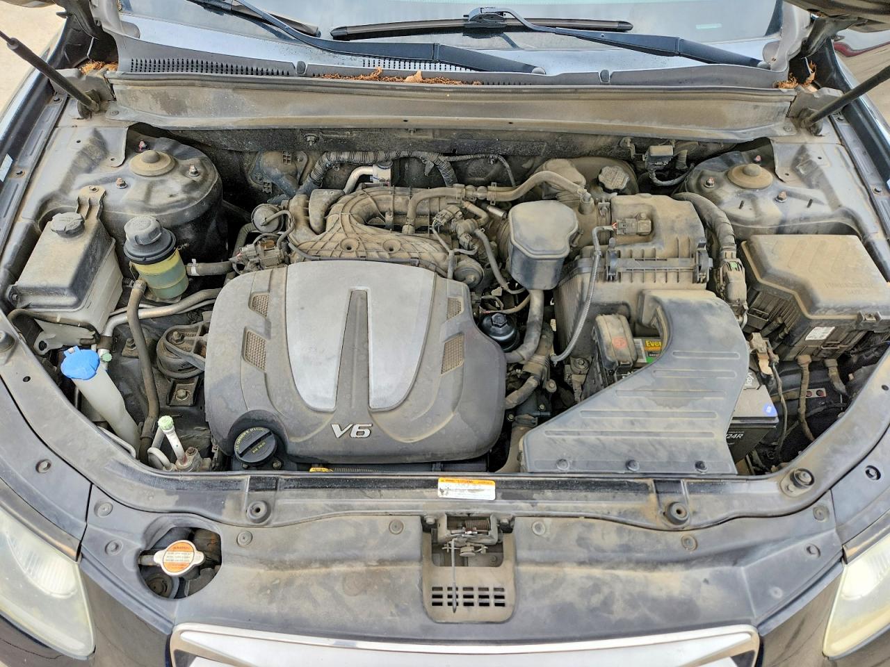 2012 Hyundai Santa Fe Gls Черный vin: 5XYZG4AG7CG162356
