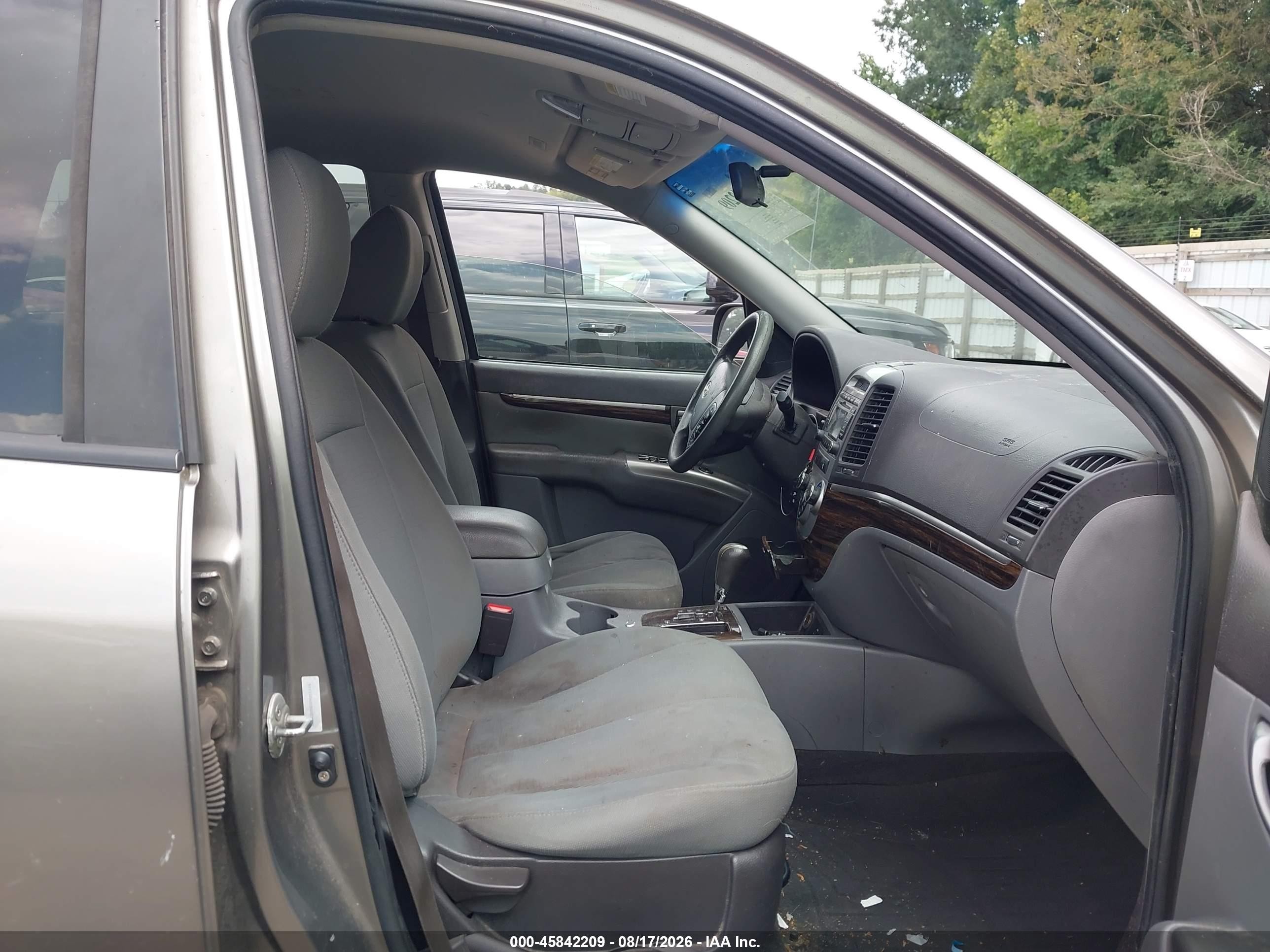 2011 Hyundai Santa Fe Gls Gray vin: 5XYZGDAB0BG003097