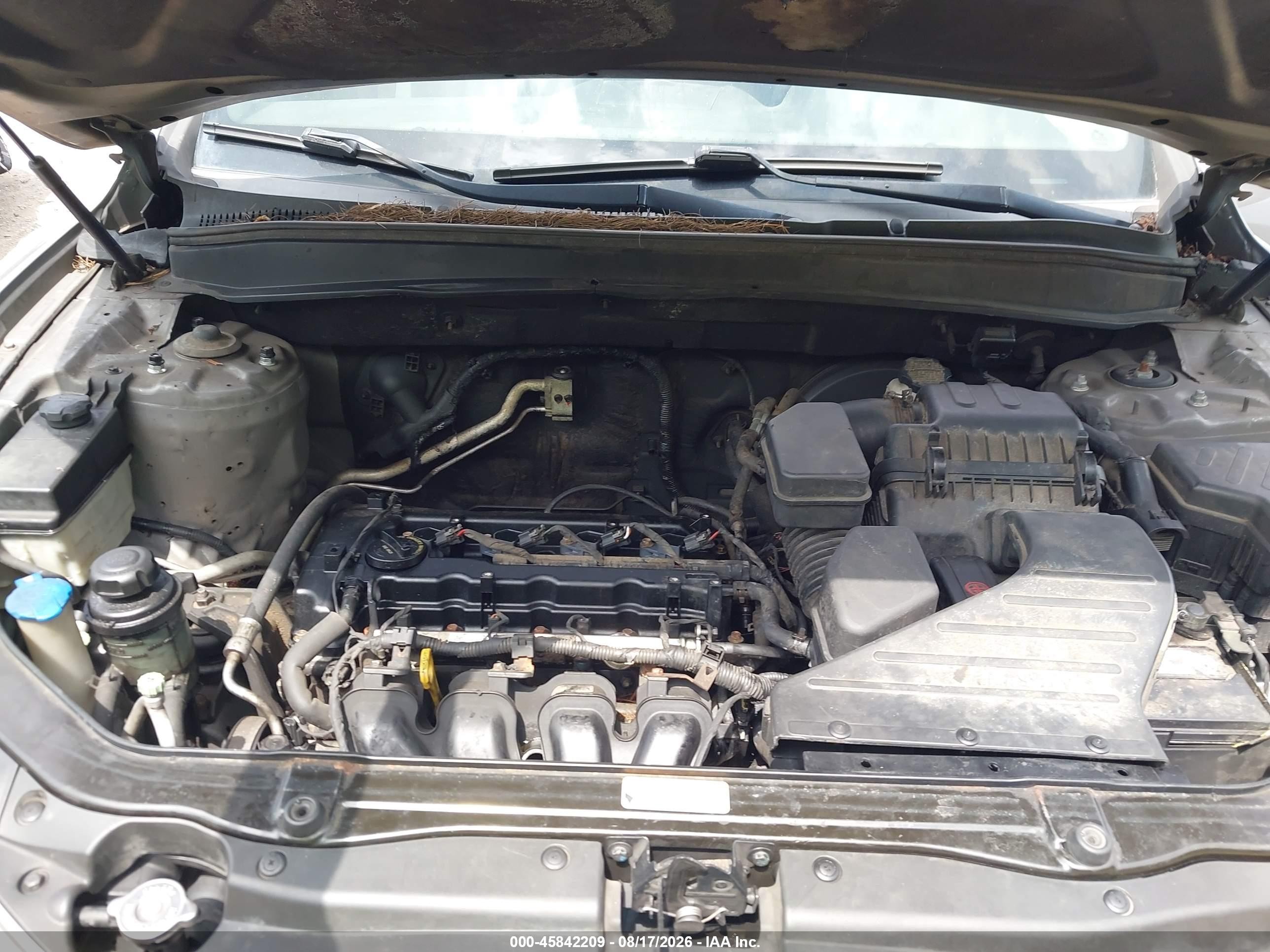 2011 Hyundai Santa Fe Gls Gray vin: 5XYZGDAB0BG003097