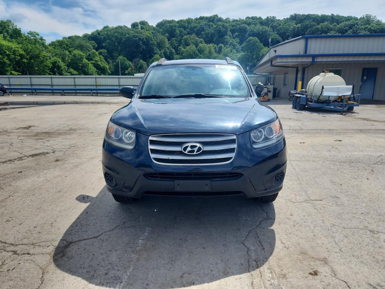 2012 Hyundai Santa Fe Gls Blue vin: 5XYZGDAB0CG097483
